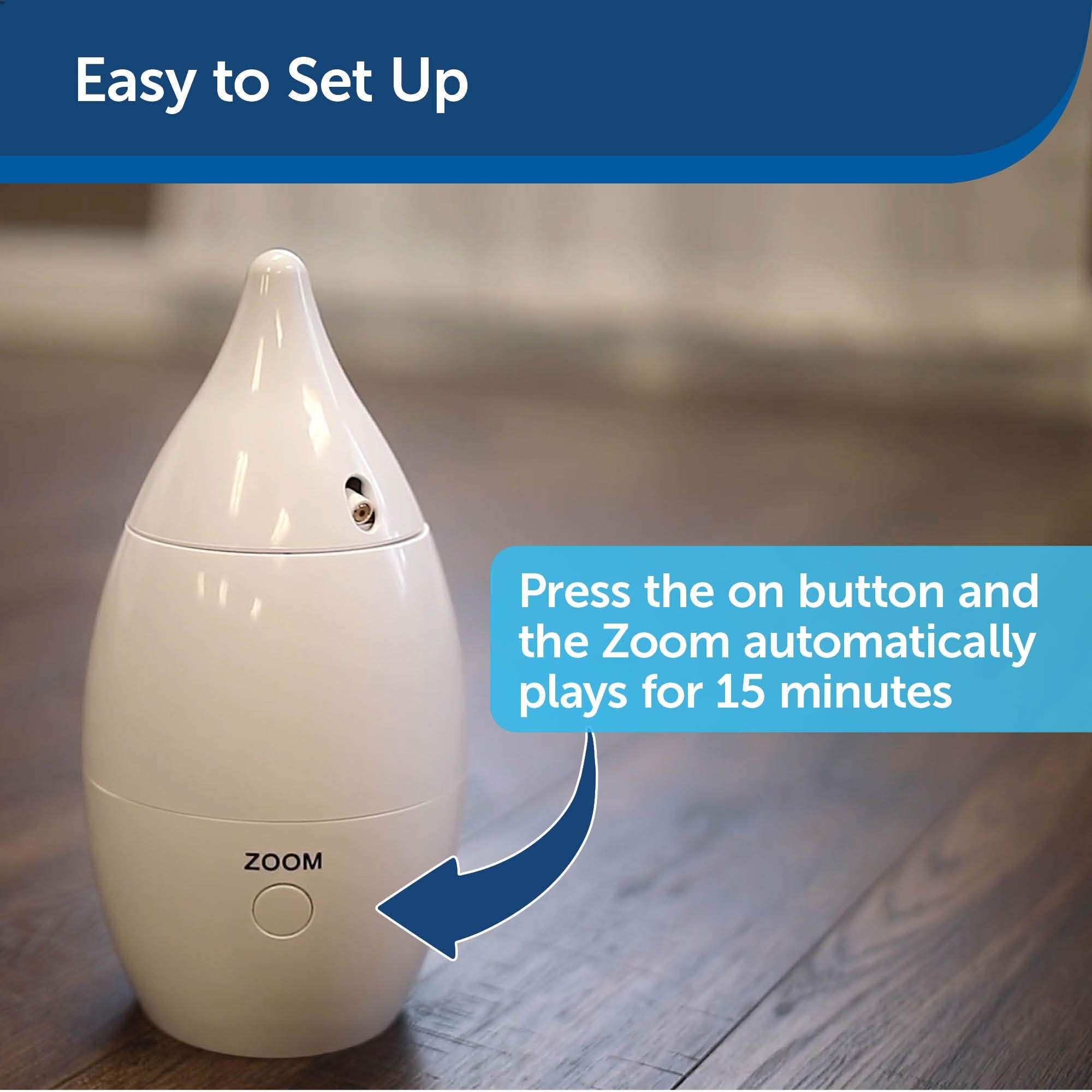 Petsafe Zoom Rotating Laser Cat Toy - Includes 2 Interactive Laser Lights