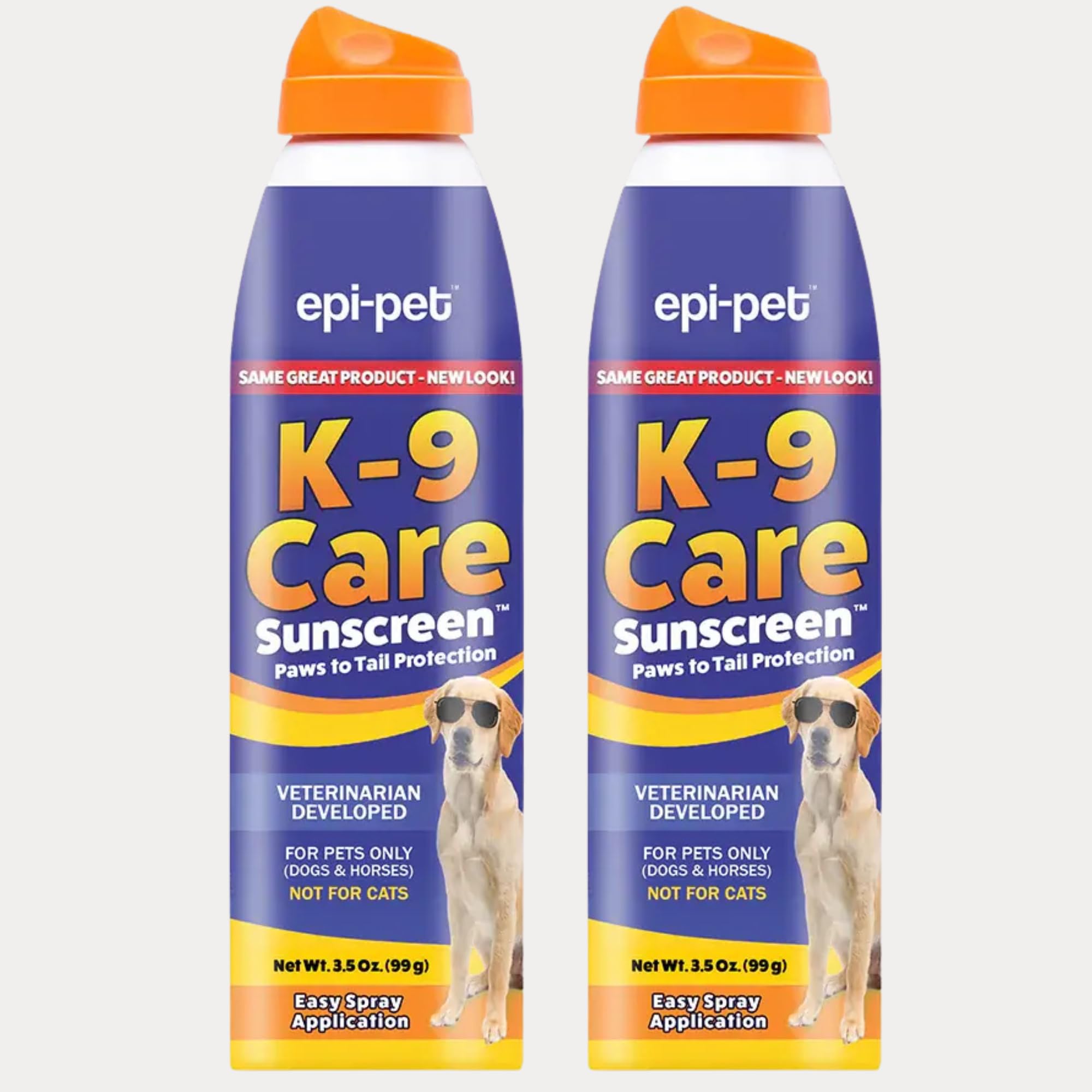 Epi-Pet K-9 Care Sunscreen, Paws To Tail Protection, Prevents Sunburns On Dogs And Horses, Sun Protector Spray, Spf 30+, Non-Gre