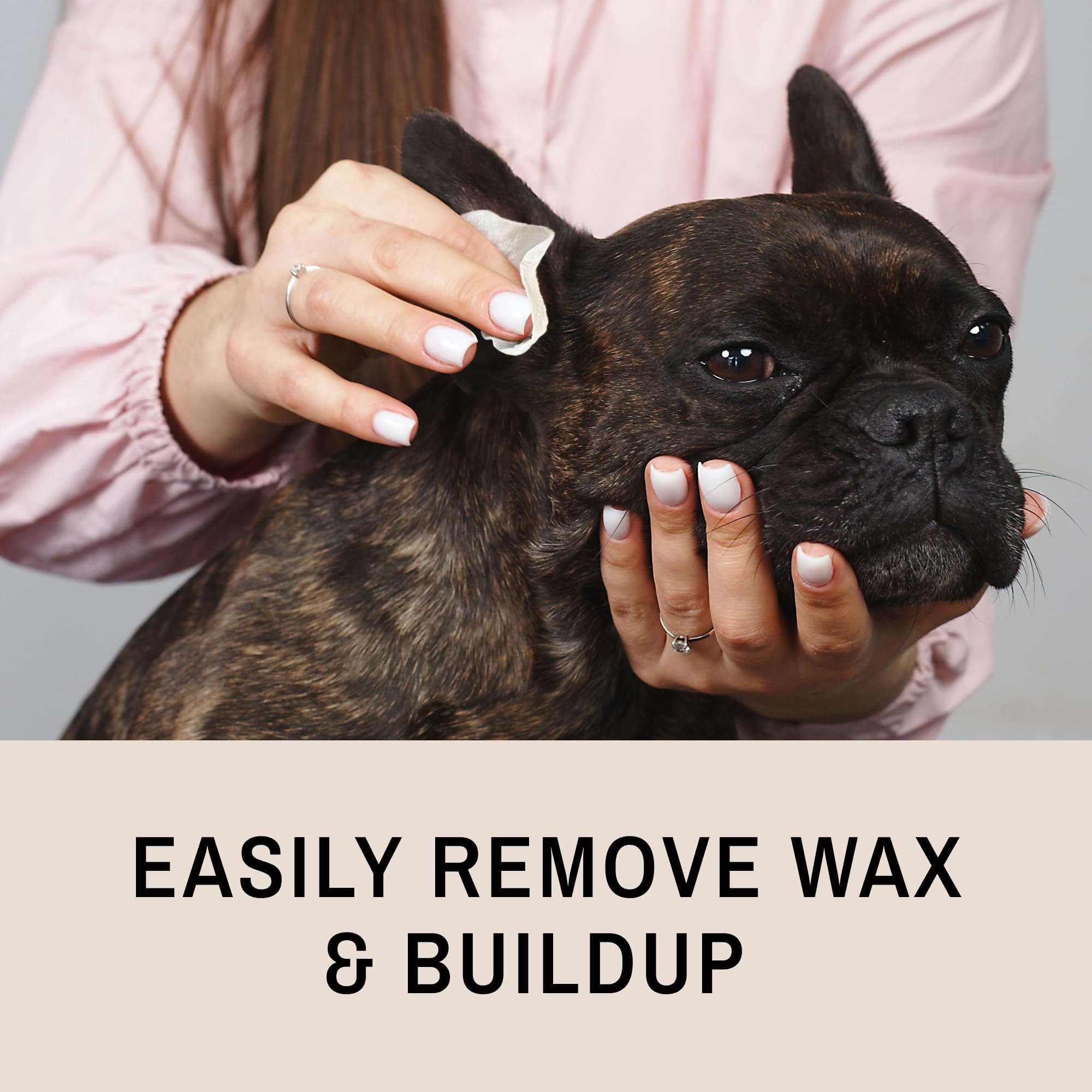 Eye Envy Ear Cleaning Solution for Dogs and Cats. Made in The USA. Safe, All-Natural Dog Ear Cleaner. Prevents Dog Yeast Ear Inf