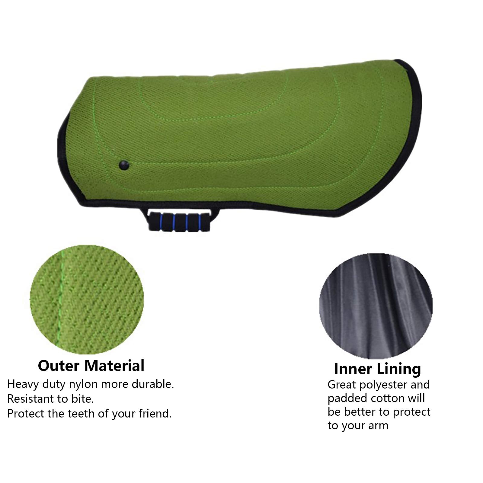 Dog Bite Sleeve Training Protection, Heavy Duty Nylon Durable, Fit Pit Bull German Shepherd Malinois, Puppy Small Dogs Training