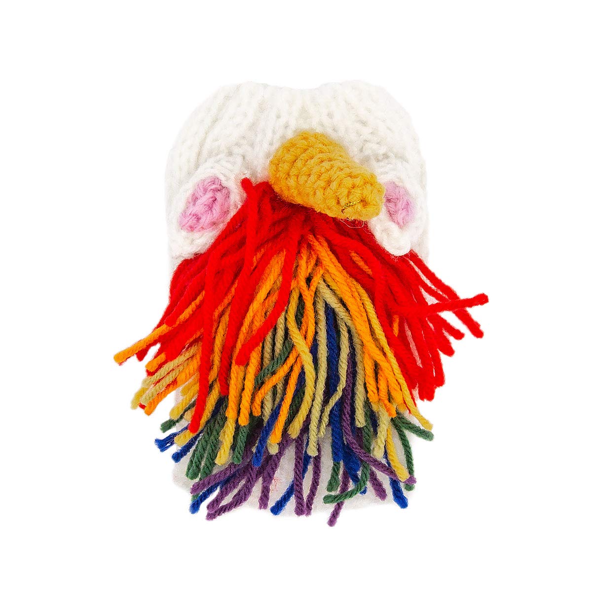 Zoo Snoods Unicorn Costume for Dogs & Cats, Small - Warm No Flap Ear Wrap Hood for Pets, Dog Outfit for Winters, Halloween, Chri