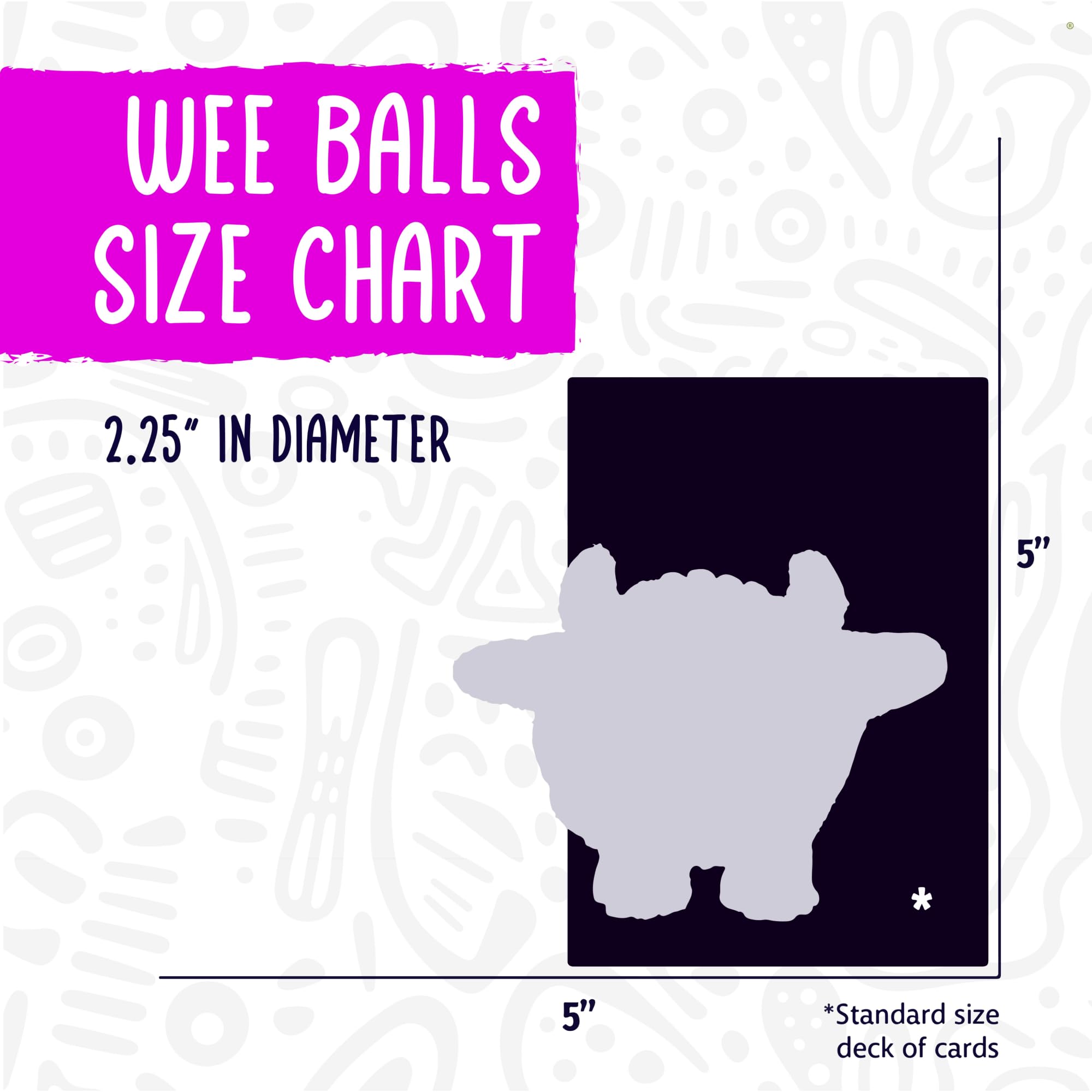 Hugglehounds Wee Huggles Plush Ball Dog Toys - Dog Stuffed Animal Toy, Puppy Toys, Squeaky Dog Toy For Small & Medium Dogs, Durable Plush To Keep Them Busy - Wee Huggles Variety Pack (5 Count)