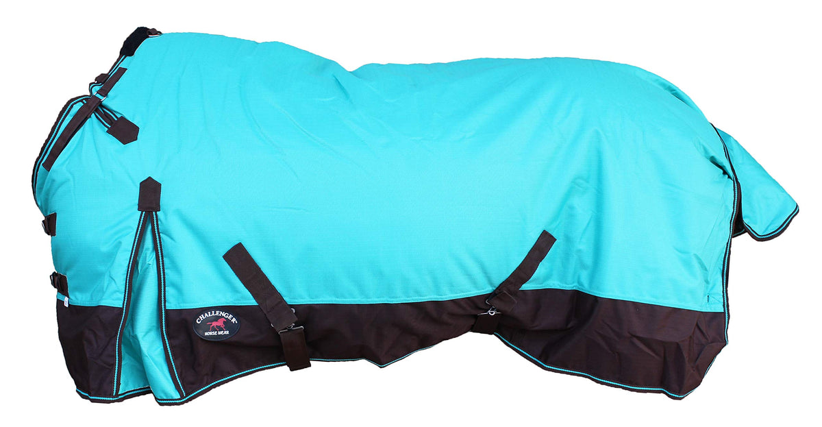 Challenger 68' 1200D Turnout Waterproof Horse Winter Blanket Heavy 583G