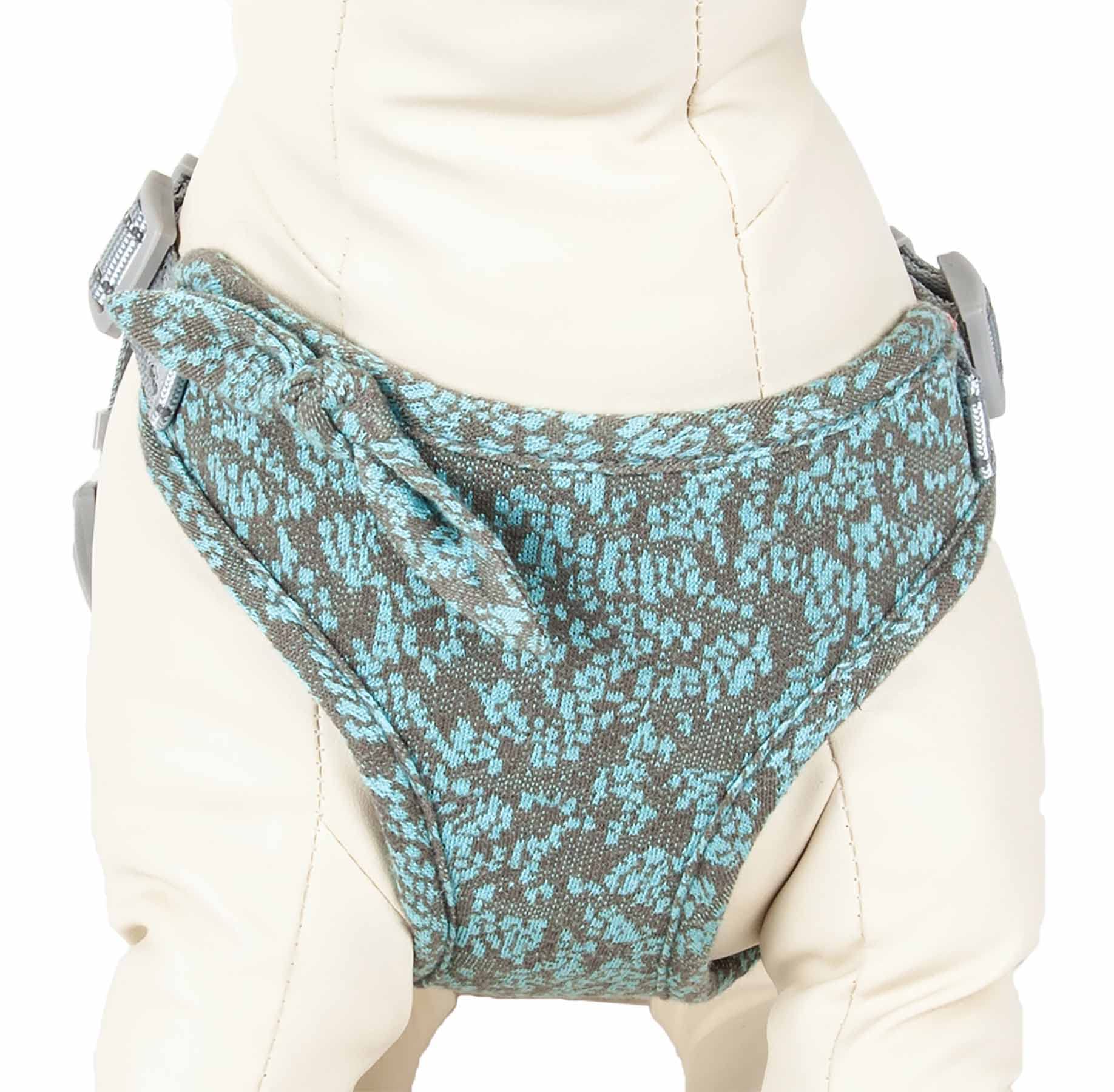 Pet Life ® 'Fidomite' Dog Harness With Built-In Designer Textured Dog Bowtie - Pet Harness With Reversible And Breathable Micro-Mesh And Stainless Steel Dog Leash Connecting Loops