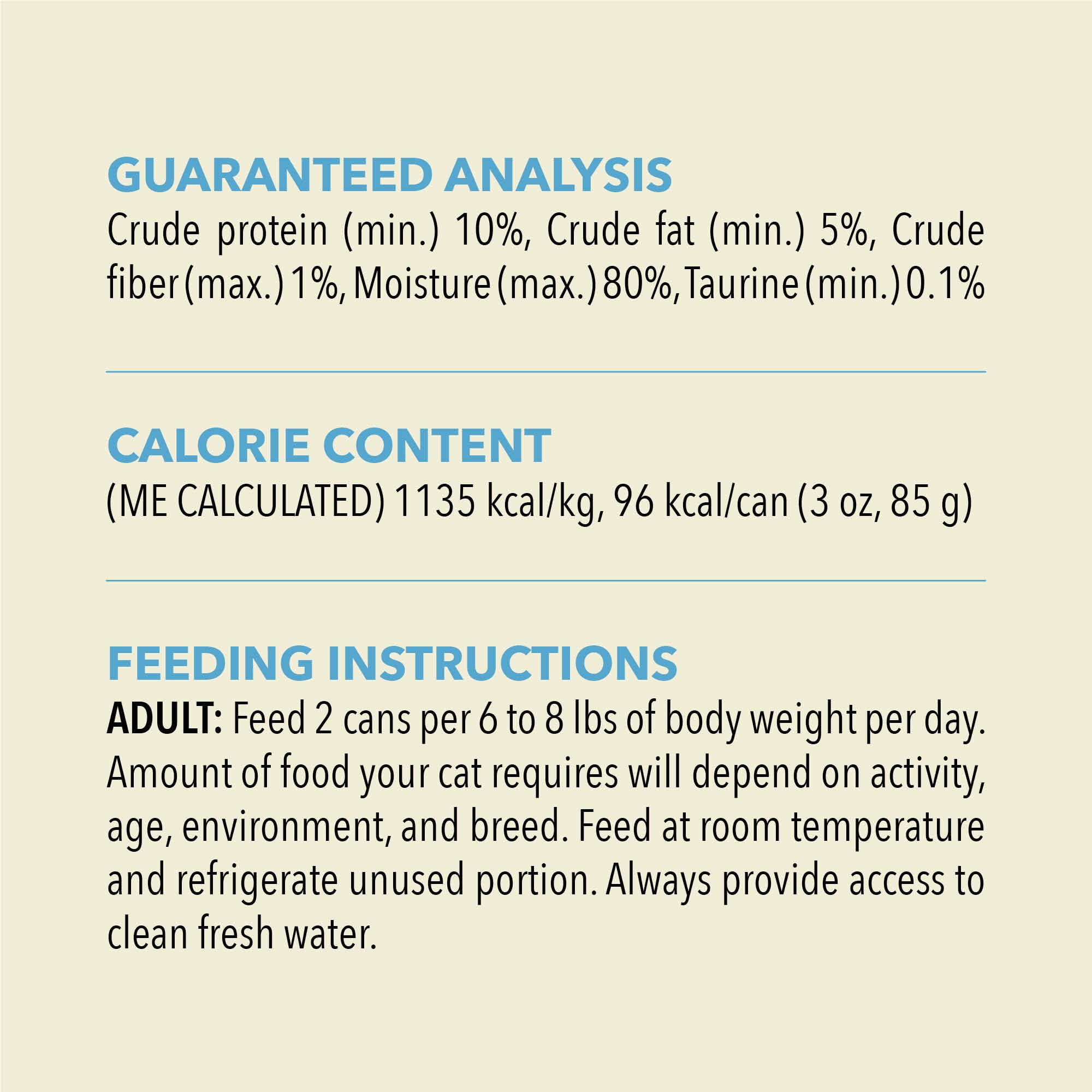 ACANA Premium Pate Wet Cat Food in Bone Broth Tuna + Chicken Recipe 3oz Cans (24 count)