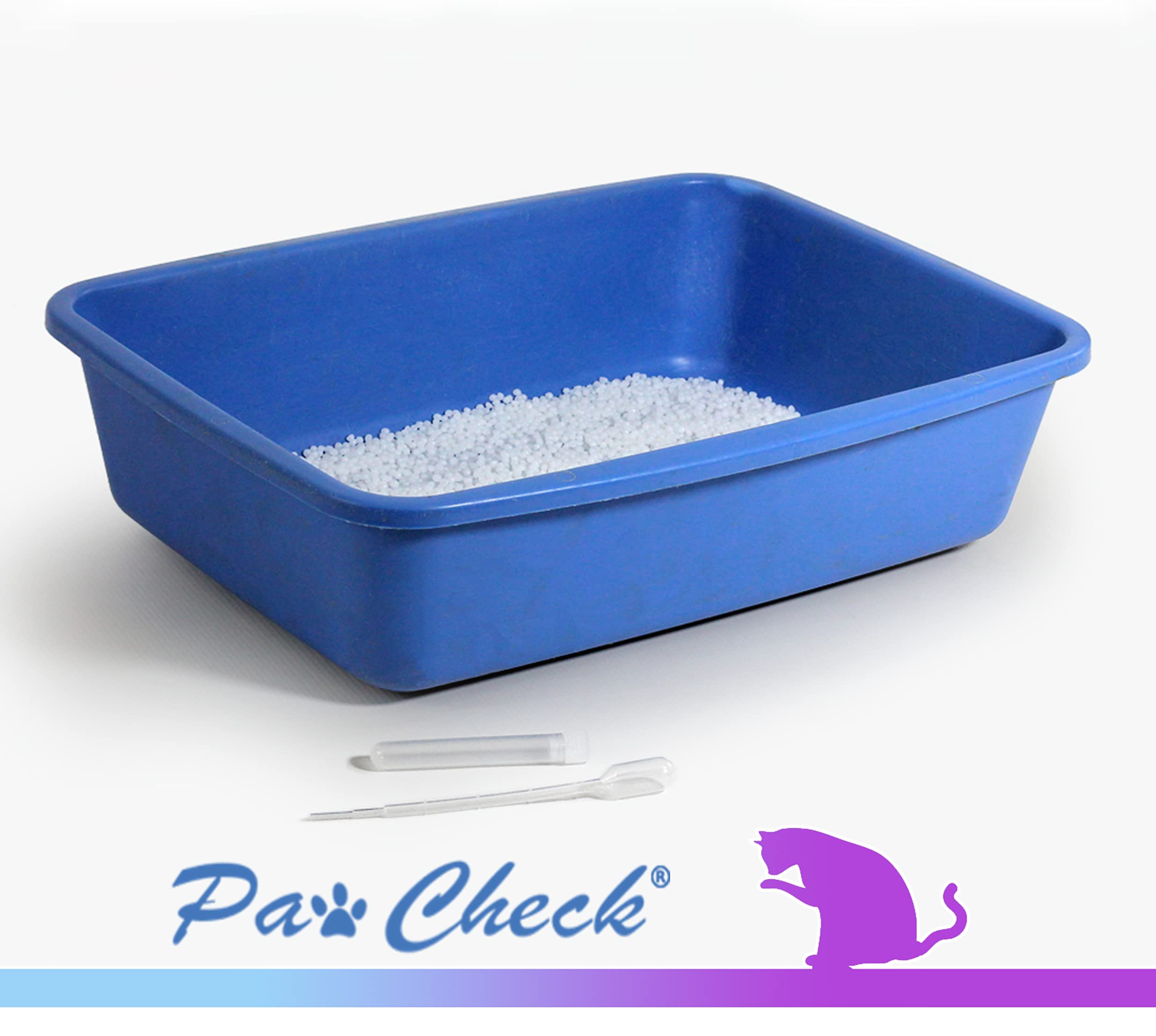Pawcheck Cat Litter For Urine Collection - Reusable And Non-Absorbent Cat Urine Collection Home Kit Intended To Monitor Cat Health