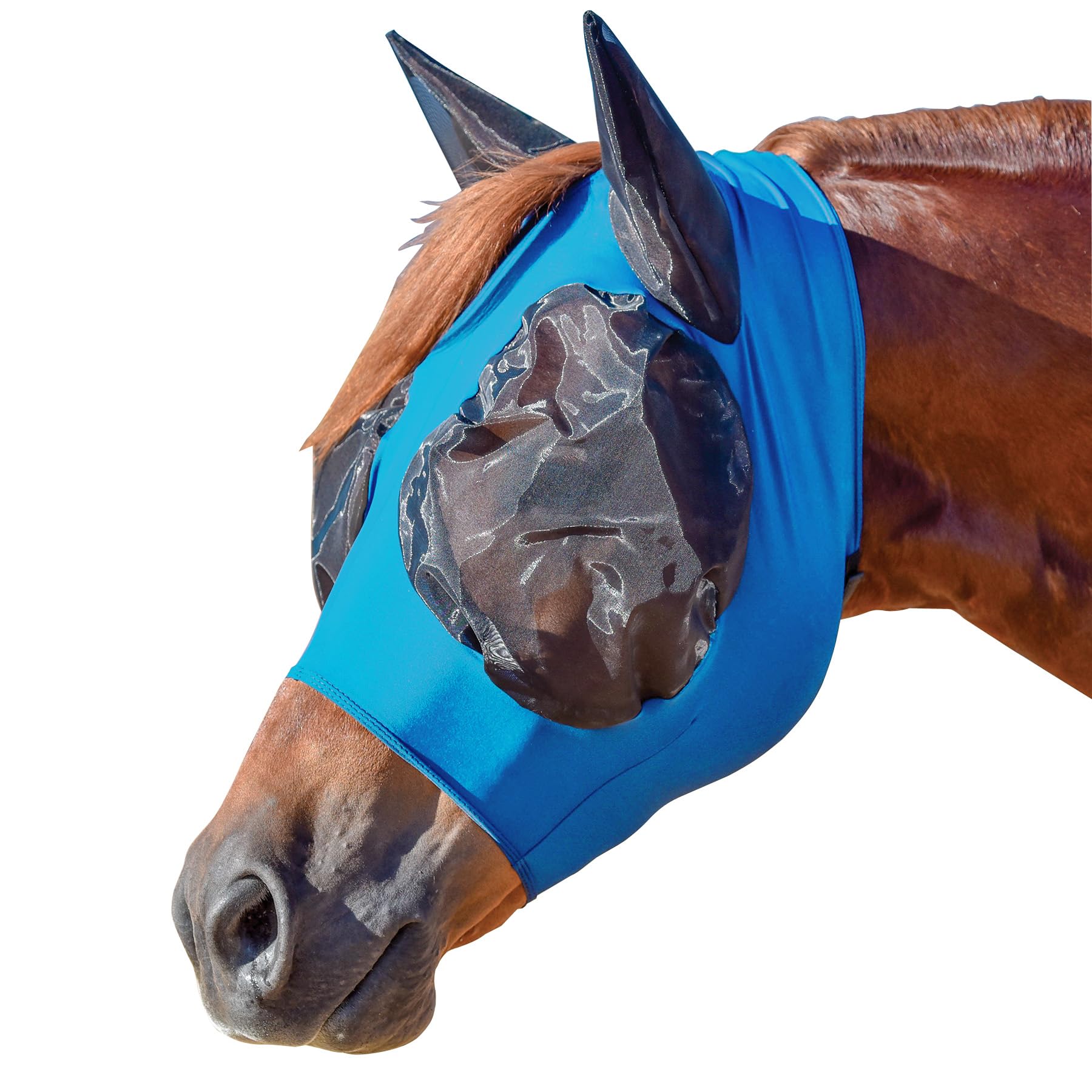 UltraFlex Comfort Plus Bug Eye Fly Horse Masks | Maximum Protection & Comfort | 95% UV Shield & Easy On/Off Design | Zipper with
