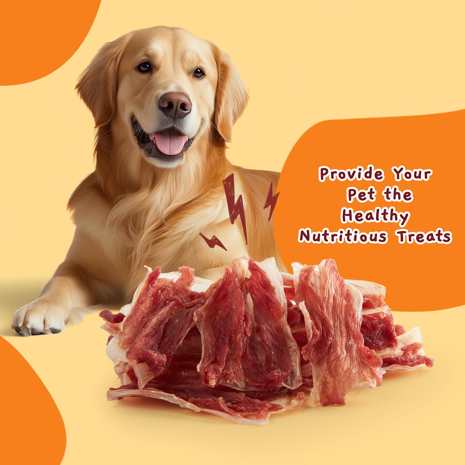 Jungle Calling Duck Wrapped Bones Dog Treats, Made with Real Meat & Cartilage, Rawhide Free Dogs Snacks,Healthy, Easily Digestib