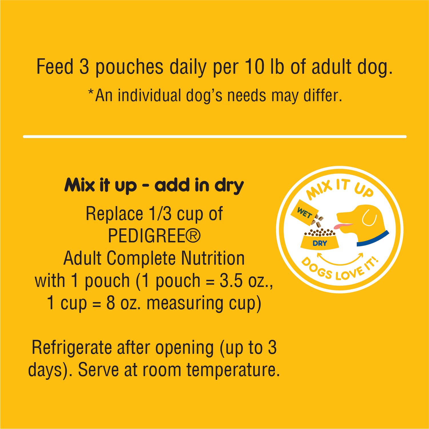 Pedigree High Protein Adult Soft Wet Dog Food, Chicken & Turkey Flavor In Gravy, 13.2 oz. Cans (12 Count, Pack of 1)