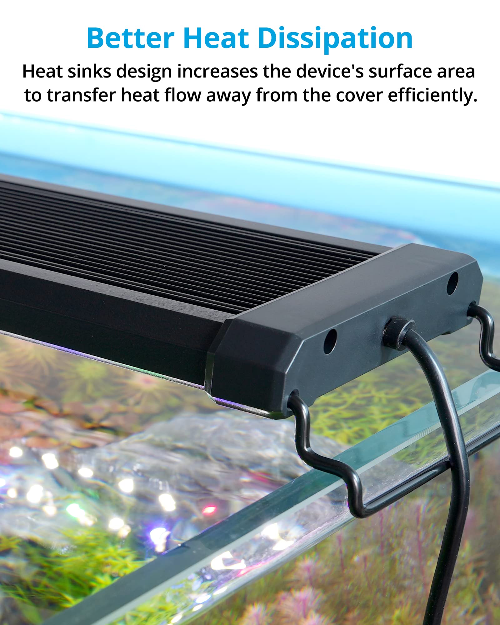 Nicrew Classicled Plus Led Aquarium Light With Timer, 21 Watts, For 30 To 36 Inch Fish Tank Light, Daylight And Moonlight Cycle, Brightness Adjustable