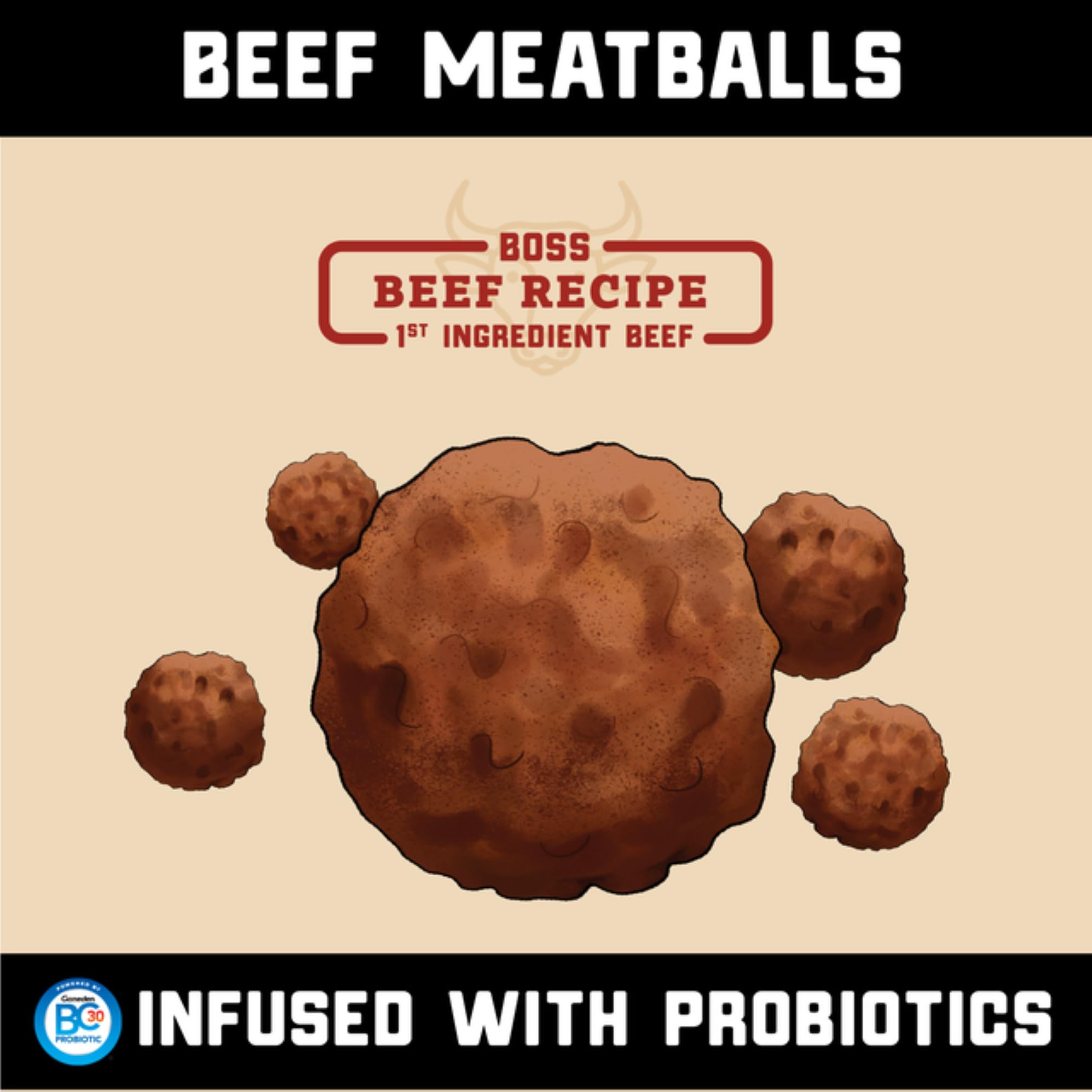 BOSDG PROBAL BEEFMTBL DT ( 1 X 6 OZ   )