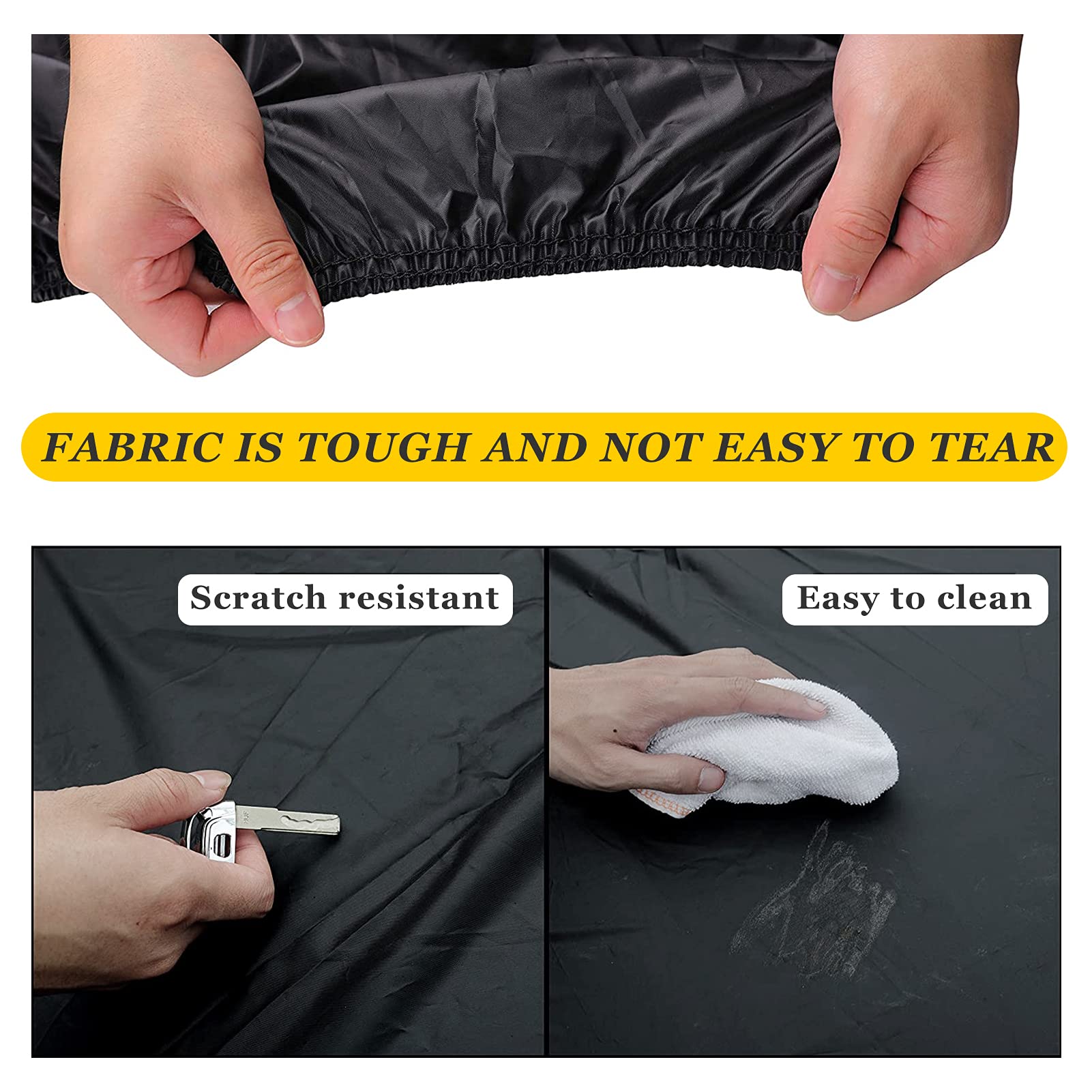 Selugove Round Dog Bed Replacement Cover 36D ?4H Inches Washable Black Thickened Waterproof Oxford Fabric With Handle And Zipper Reusable Dog Bed Liner For Small To Medium 25-35 Lbs Puppy