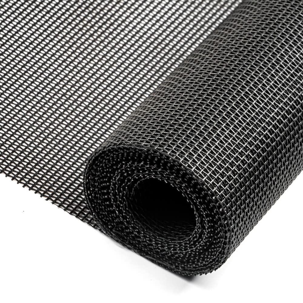 Pet Proof Window Screen Roll 48'' X 200'' Thicken Charcoal Screen Mesh Durable And Scratch-Resistant For Families With Cat Or Do