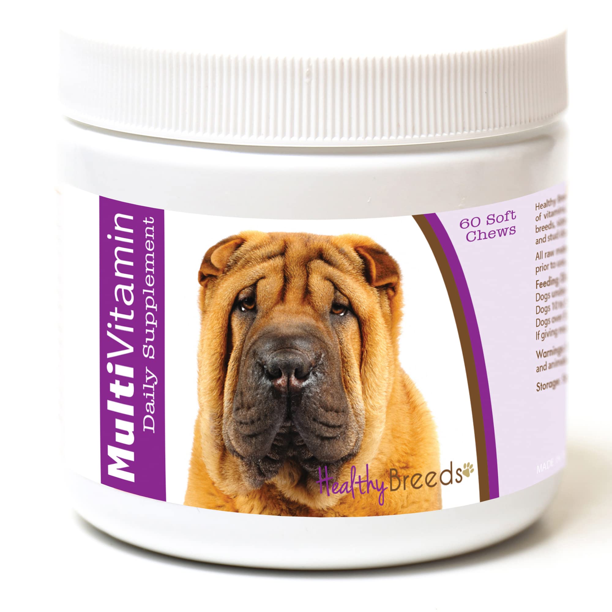 Healthy Breeds Chinese Shar Pei Multi-Vitamin Soft Chews 60 Count