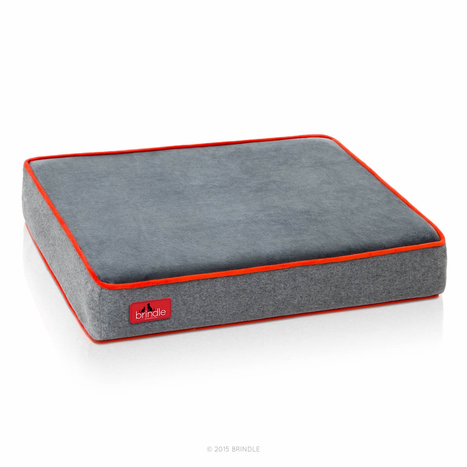 Brindle Waterproof Designer Memory Foam Pet Bed-Removable Machine Washable Cover-4 Inch Orthopedic Pet Bed-Joint Relief