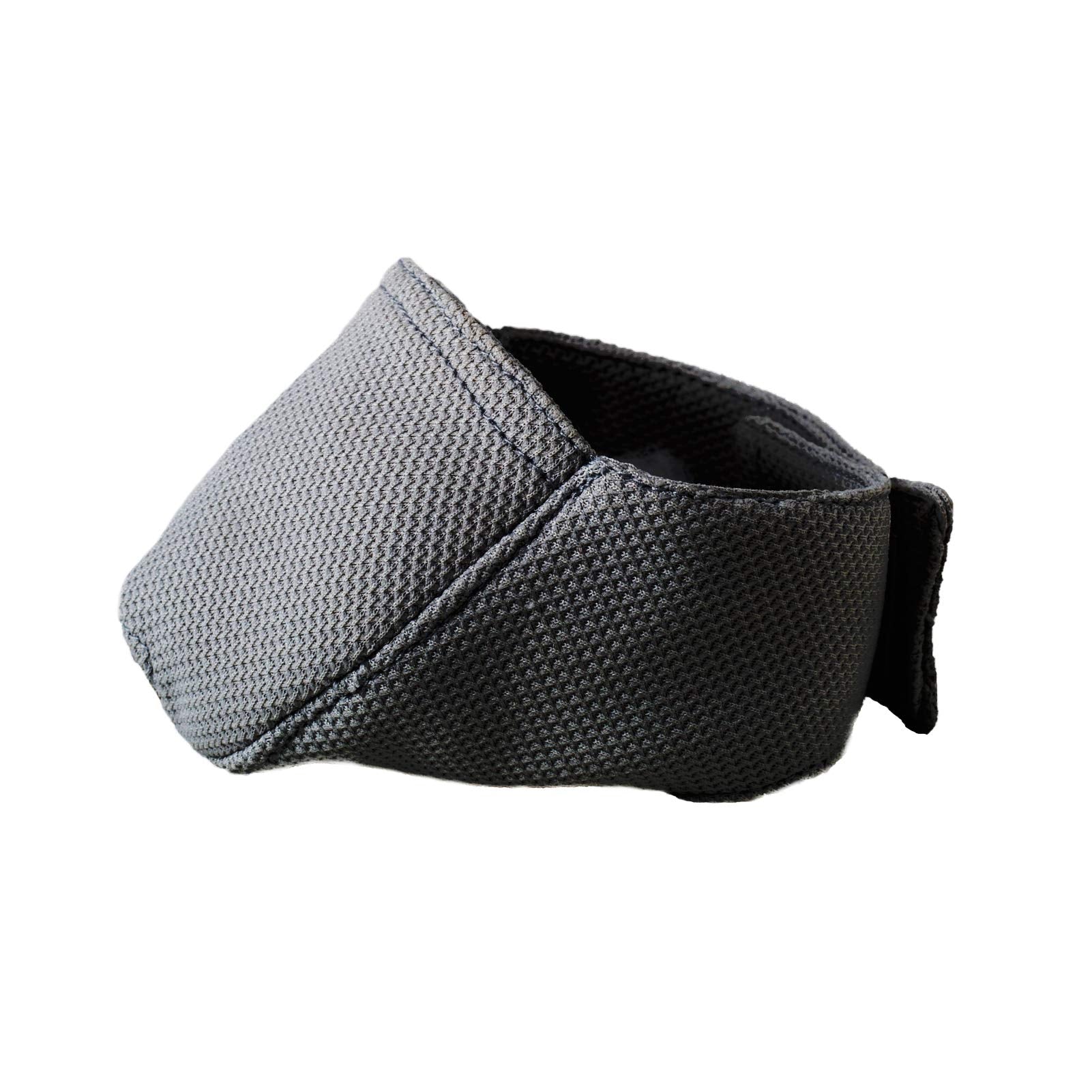 Wintchuk Cat Muzzle With Breathable Mesh, Cat Mouth Guard Muzzle For Prevent Biting Chewing Grooming (S-Black)