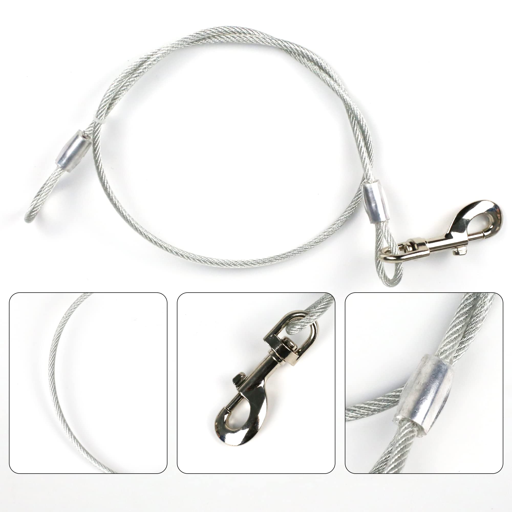 Crown Paws 16Ft Retractable Dog Leash For Large Breed Dogs Up To 110 Lbs With A Detachable Chew Proof Extender Wire Ropes (Blue