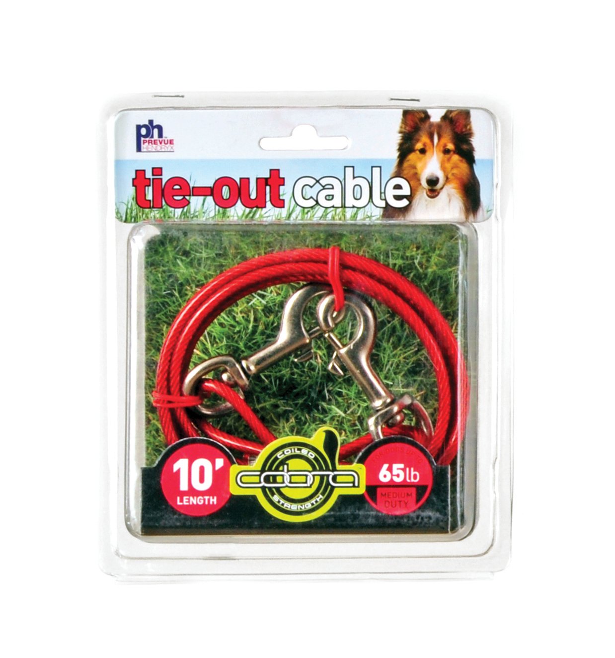Prevue Pet Products 2118 Medium-Duty 10' Tie-Out Cable