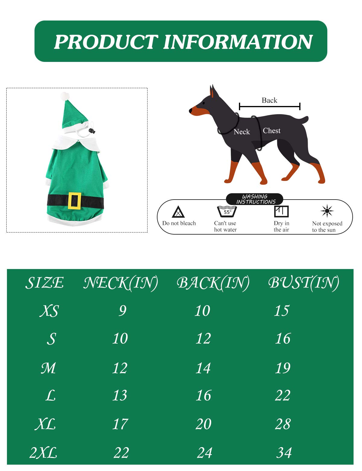 Impoosy Christmas Dog Shirt With Funny Hat Pet Cute Elf Santa Claus Costume Clothes Cat Small Dog Soft Cotton Xmas T-Shirt Outfit Set (Xs)