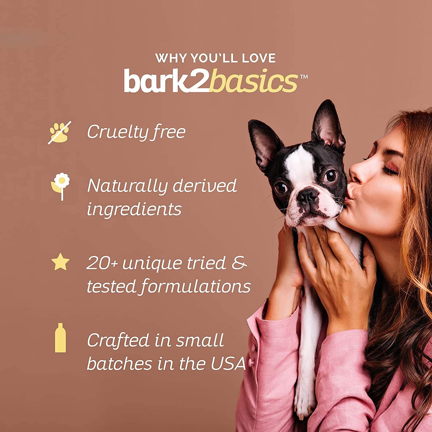 Bark 2 Basics Face Furst Scrub Dog Shampoo | 1 Gallon, Exfoliates And Gently Cleans Facial Area, Helps Remove Tear Stains, Washes Away Impurities And Dead Skin Cells, Soap And Cruelty Free