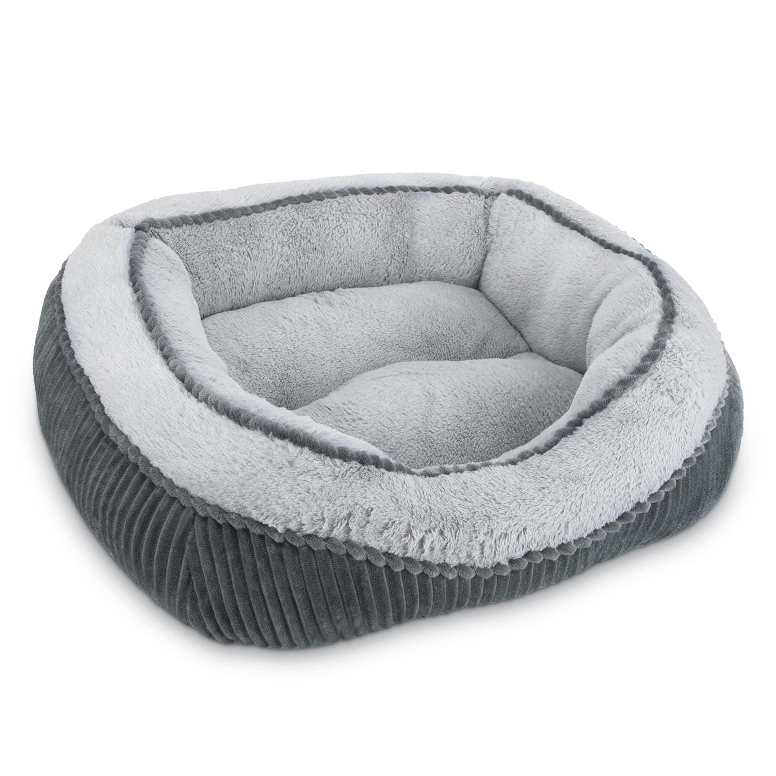 Siwa Mary Dog Beds For Small Medium Large Dogs & Cats. Durable Washable Pet Bed, Orthopedic Dog Sofa Bed, Luxury Wide Side Fancy