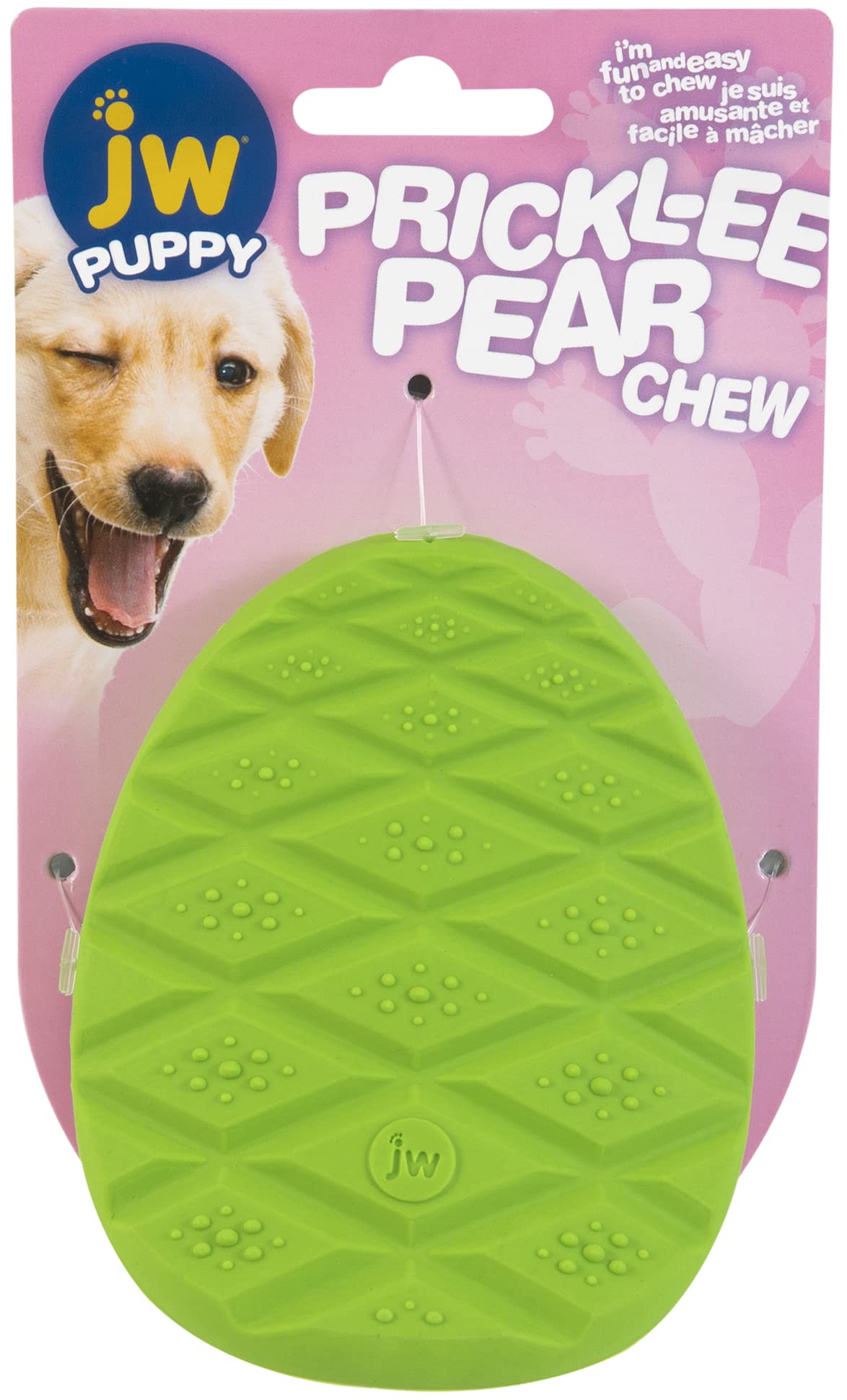 Jw Pet Prickly Pear Chew Dog Toy Green