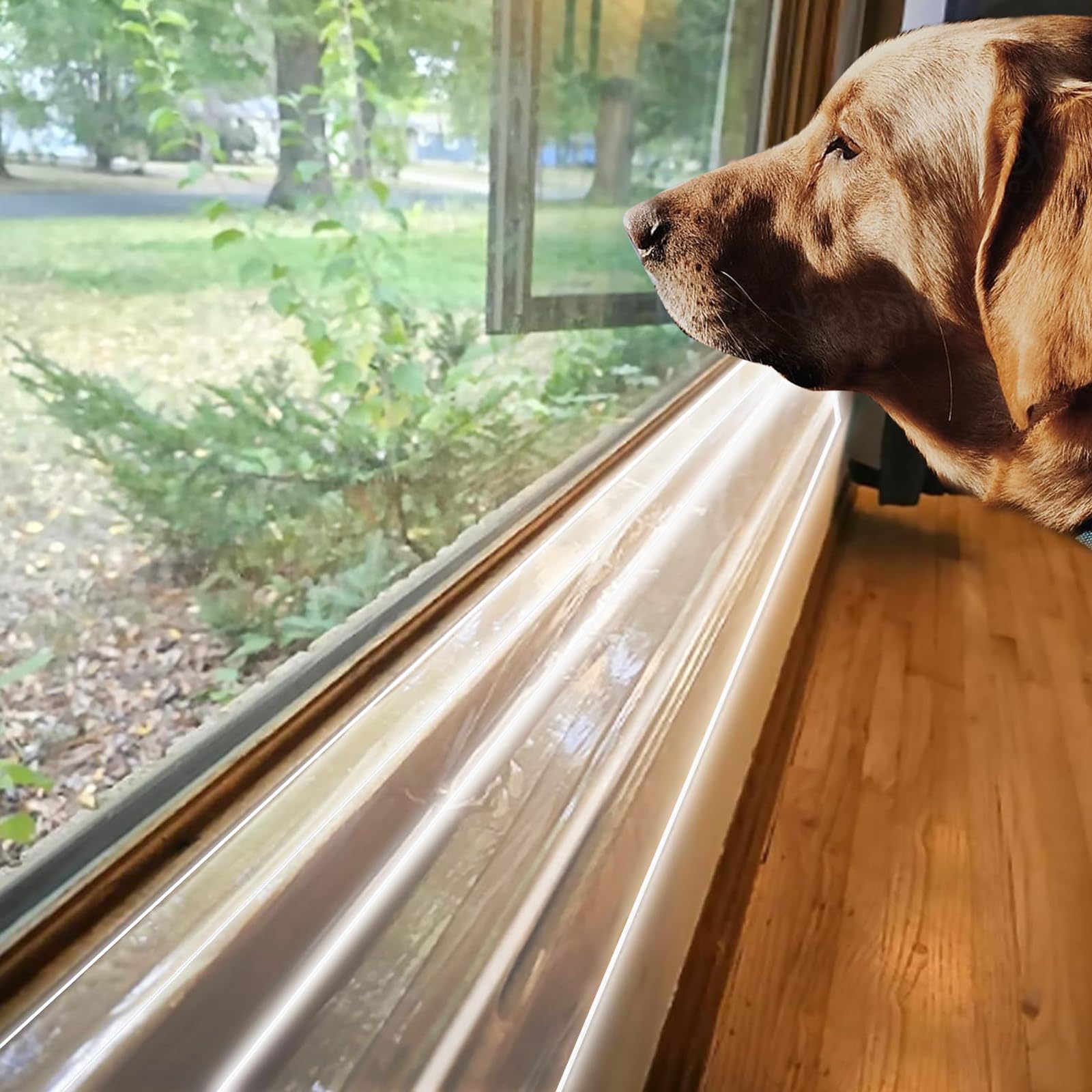 Window Sill Protector (4Inch X 16.5Ft) Cuttable Window Sill Protector,Door Protector From Dog Scratching, Protection From Dog An