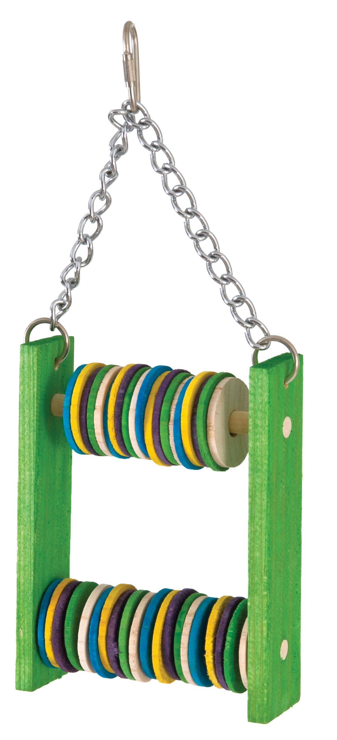 Featherland Paradise - Small Abacus Bird Toy - Designed For Active Birds (4 Inches By 11 Inches)