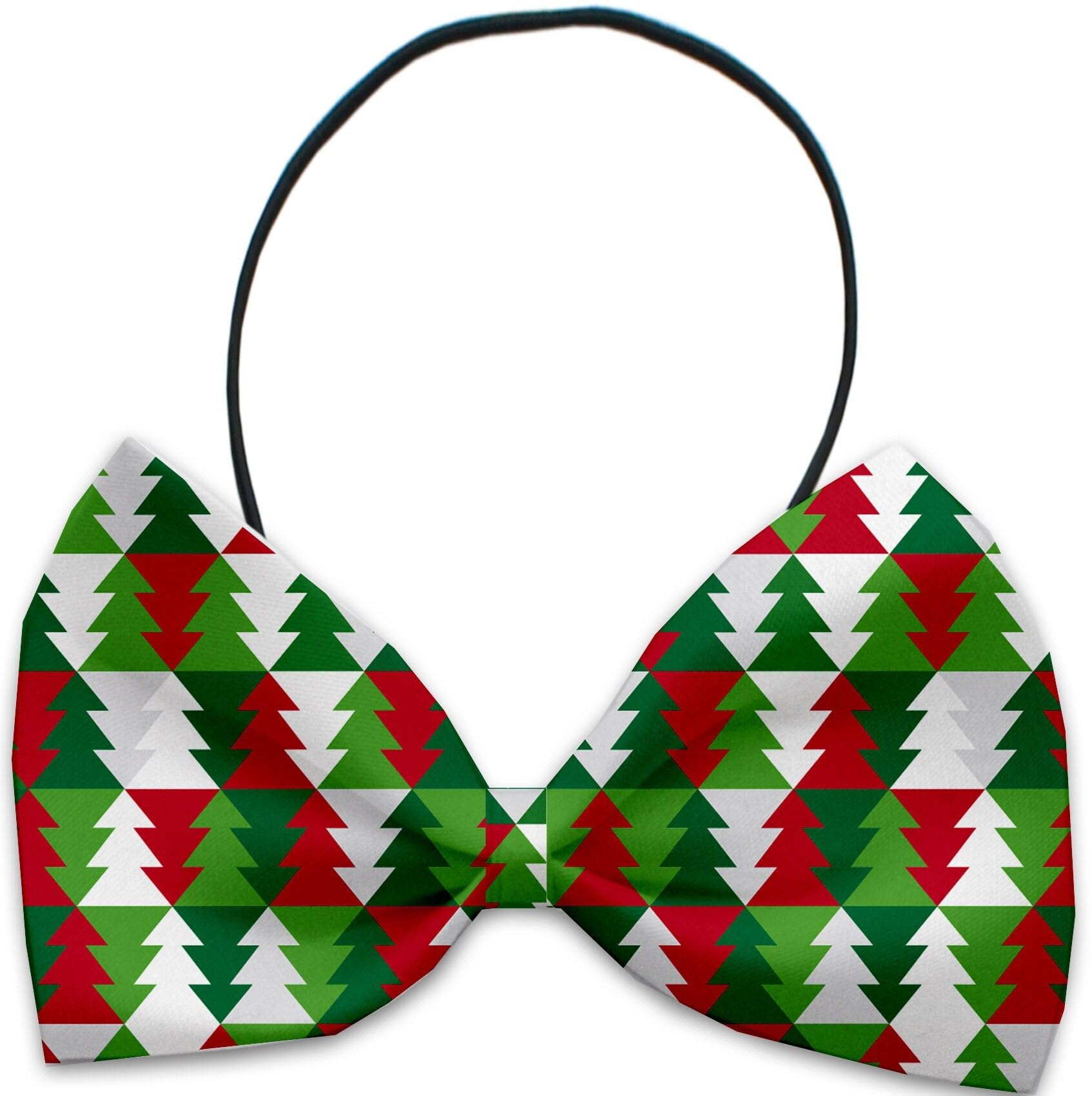 Christmas Pet, Dog and Cat Bow Ties, Christmas Carols Group (Choose from 10 Different Patterns!) Collar Strap Classy Christmas Trees