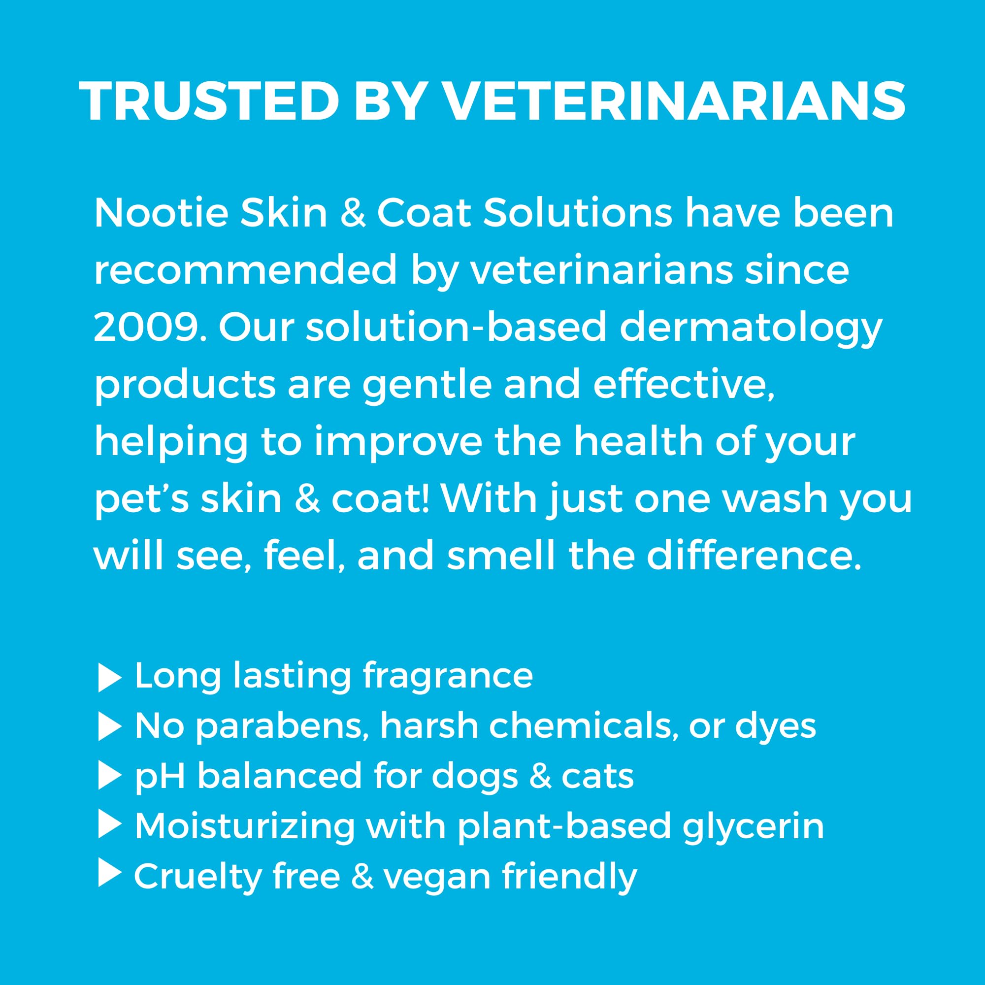 Nootie - Pet Shampoo For Sensitive Skin -      Revitalizes Dry Skin & Coat - Natural Ingredients - Soap, Paraben & Sulfate Free