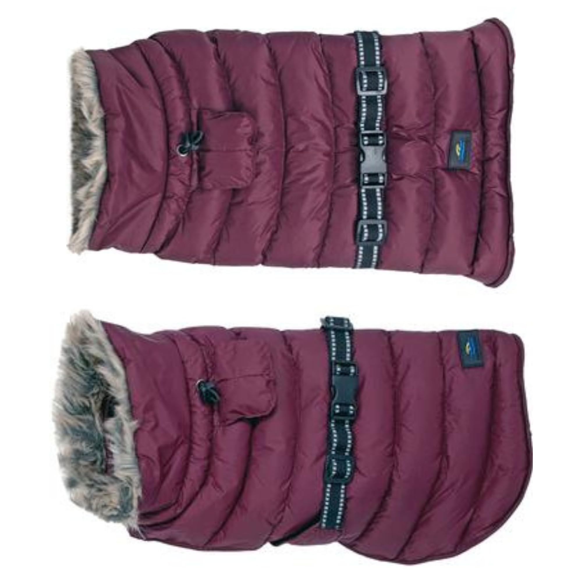 Alpine Extreme Weather Puffer Coat - Burgundy