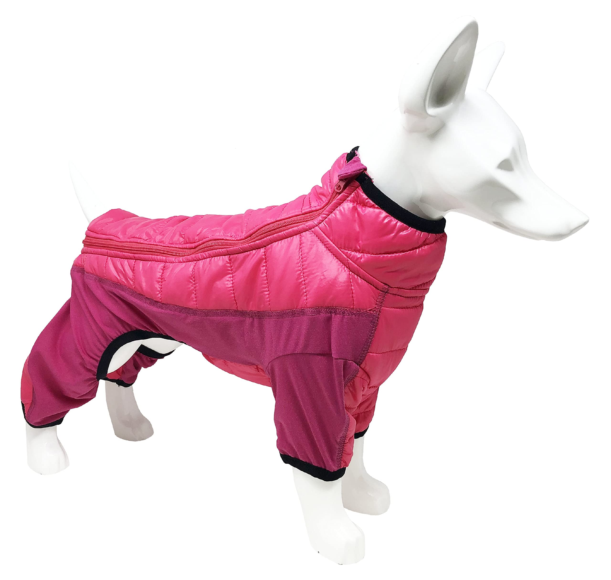 Pet Life Aura-Vent Lightweight 4-Season Stretch And Quick-Dry Full Body Dog Jacket, Sm, Pink