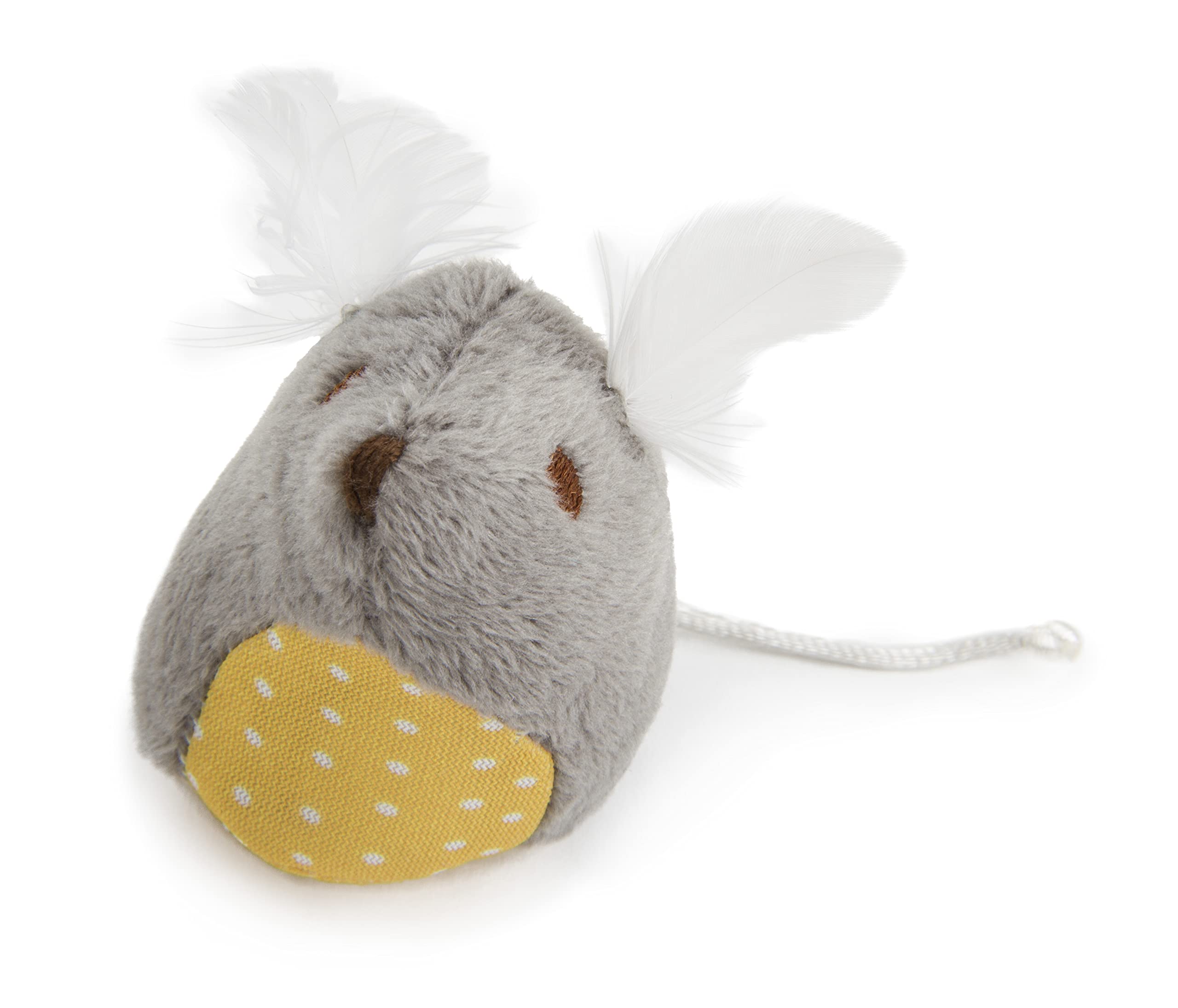 Smartykat (2 Count Mouse Mates Plush Catnip Cat Toys - Brown/Gray, 2 Count