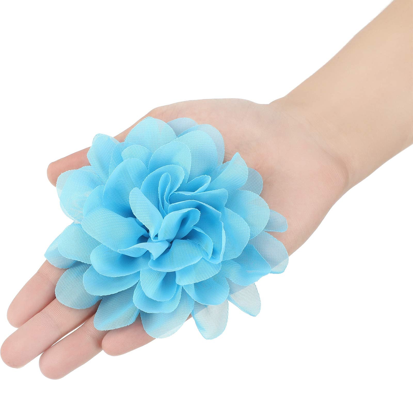 Willbond 30 Pieces Dog Collar Flowers Bulk Pet Flower Bow Ties Multi Color Dog Charms Flower For Cat Puppy Dog Collar Grooming Accessories 30 Colors (10 Cm)