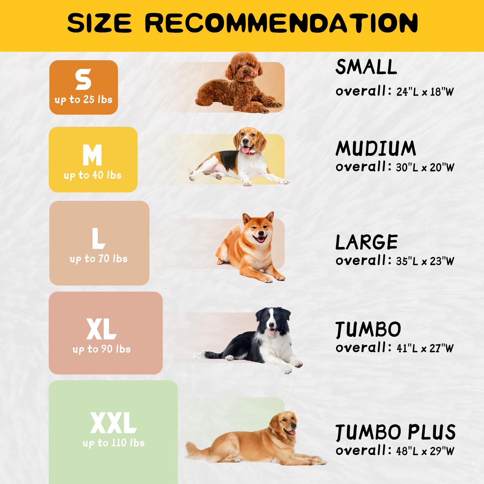 Wayimpress Medium Dog Bed Crate Pad Mat For Cages Washable Bed For Medium Small Size Dog Soft Kennel Pad Anti-Slip Pet Bed,30''