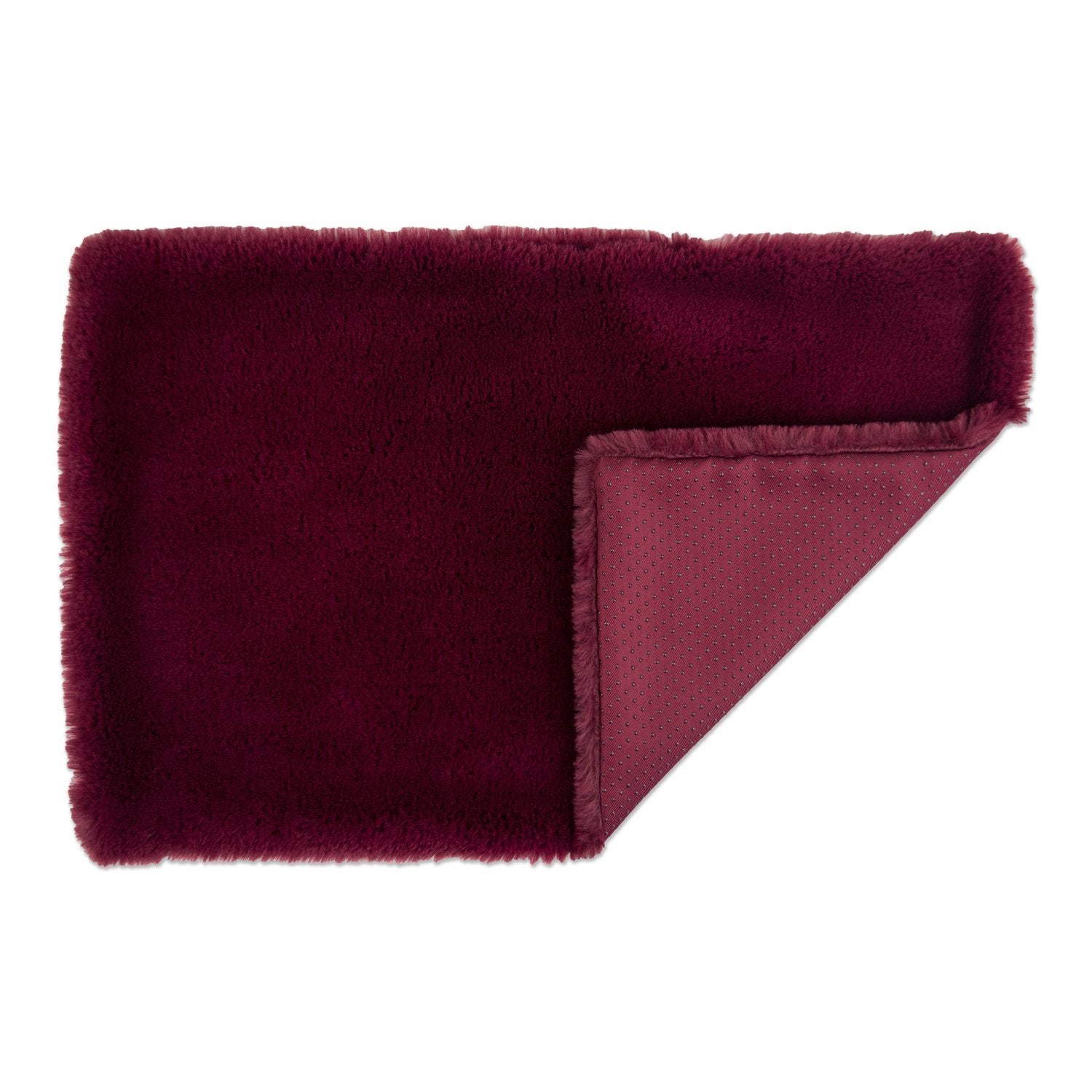 Bone Dry Faux Fur Pet Cage Liner, Xxx-Large - 29 X 48', Cranberry