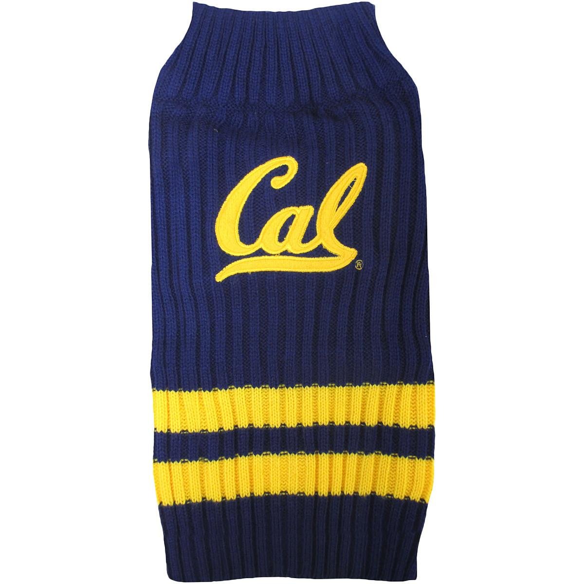 Pets First NCAA California Golden Bears Dog Sweater, Size X-Small. Warm & Cozy Knit Pet Sweater with NCAA Team Logo, Best Puppy 