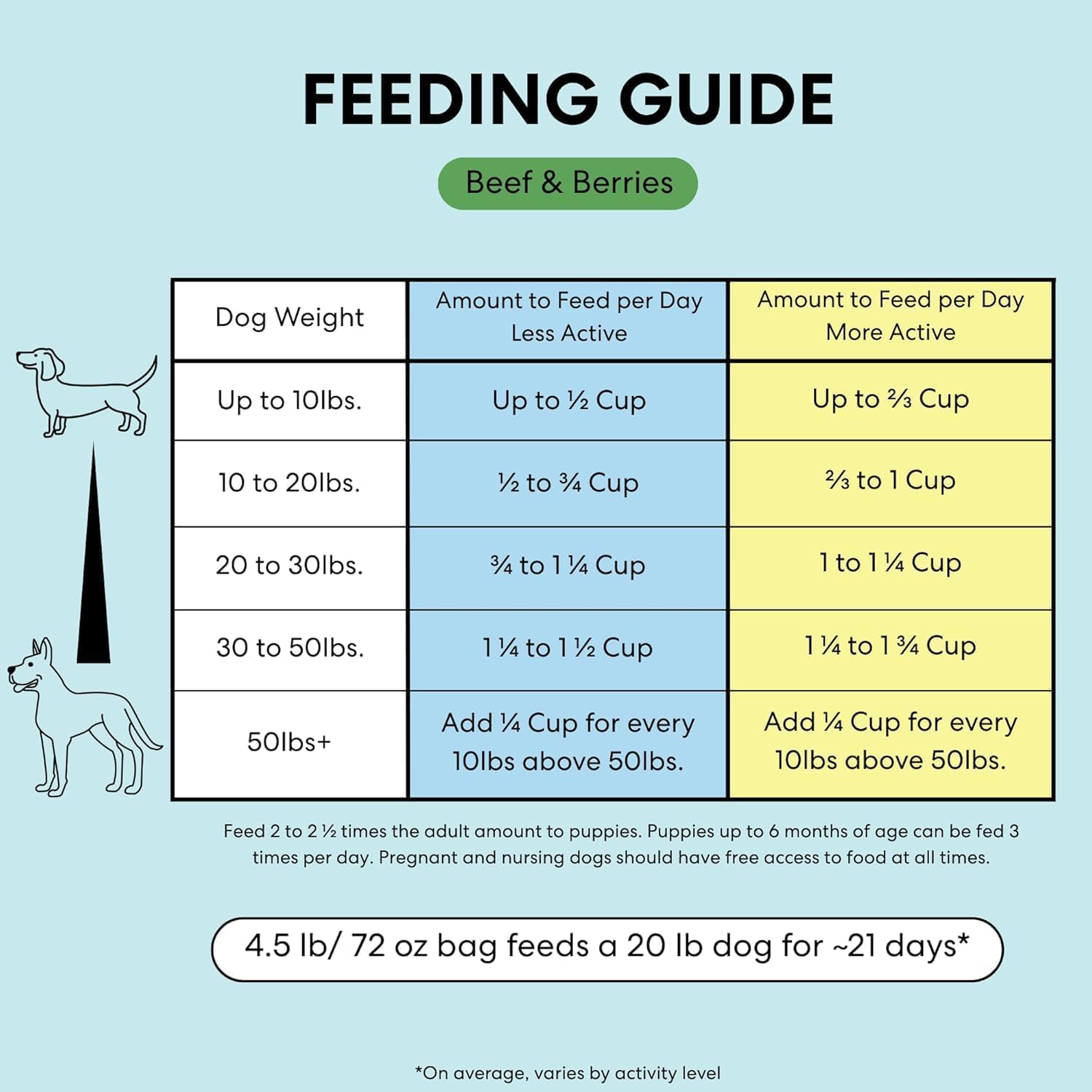 The Pets Table Grain-Free Air Dried Dog Food with Beef & Berries, 1 lb Bag