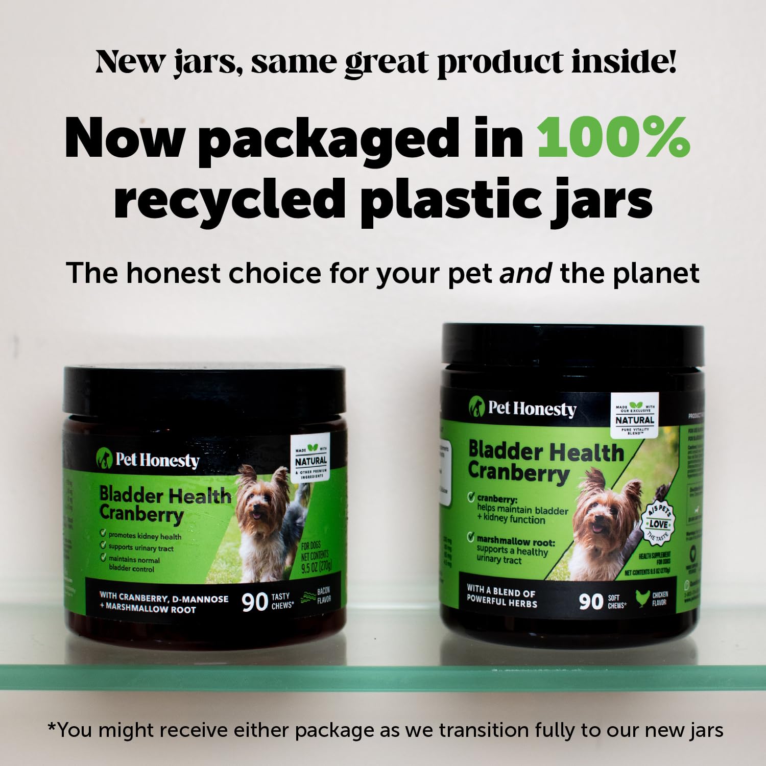 Pet Honesty Bladder Health Cranberry Supplement for Dogs - Kidney Support for Dogs - Cranberry & D-Mannose to Help Support Dog U