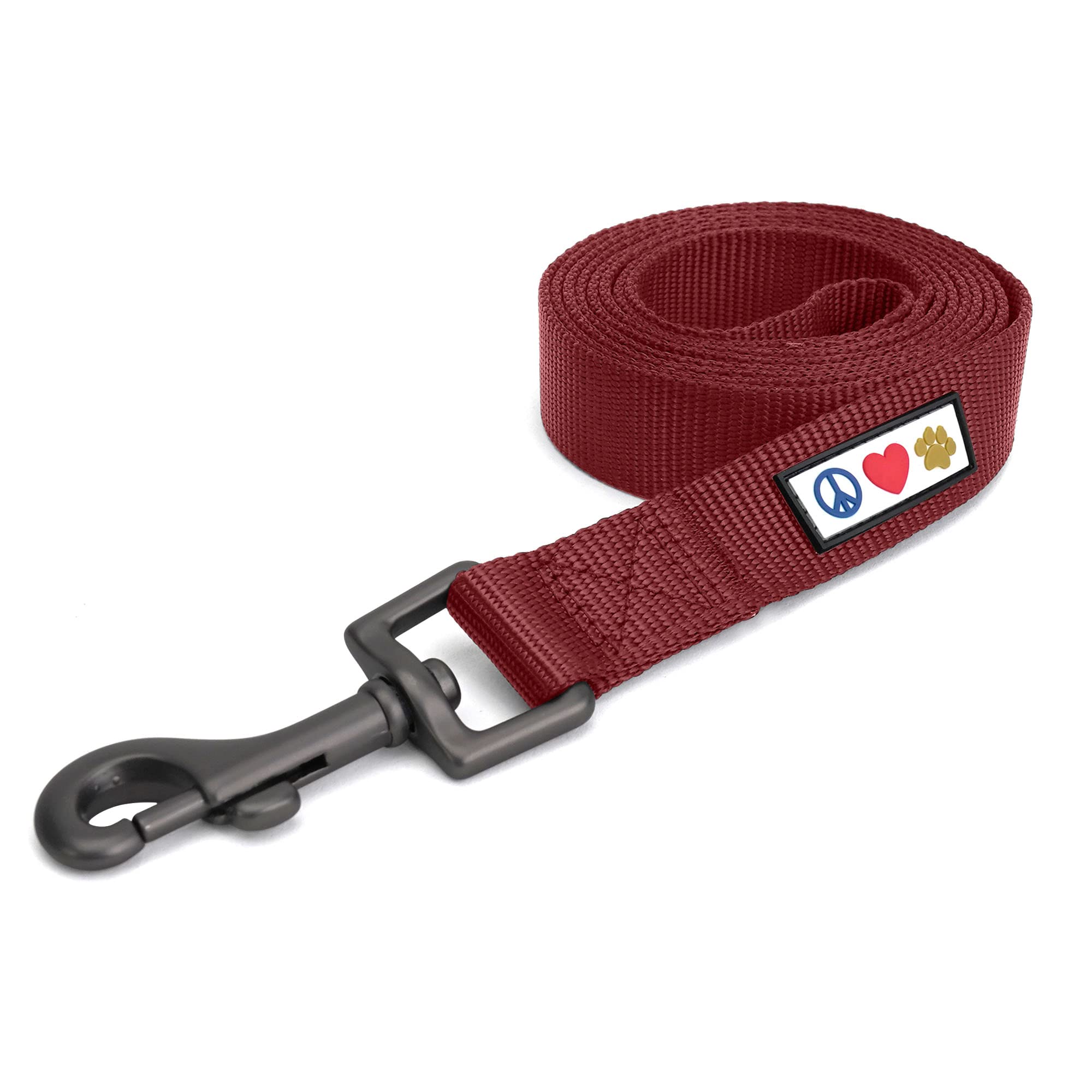 Pawtitas 6 FT Solid Color Leash Puppy Leash Dog Leash Comfortable Handle Dog Training Leash 6 ft Dog Leash Medium Dog Leash/Larg