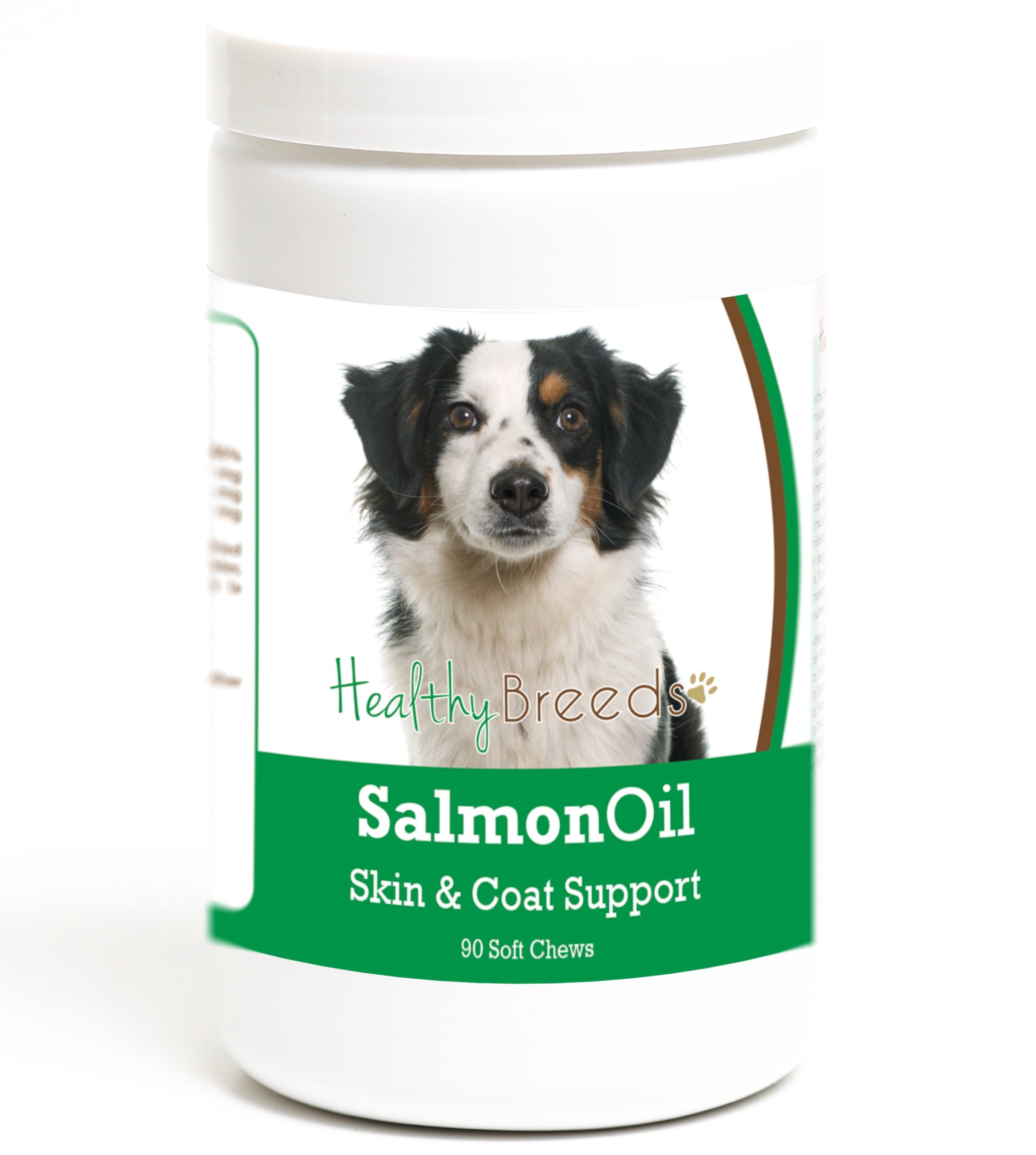 Healthy Breeds Miniature American Shepherd Salmon Oil Soft Chews 90 Count