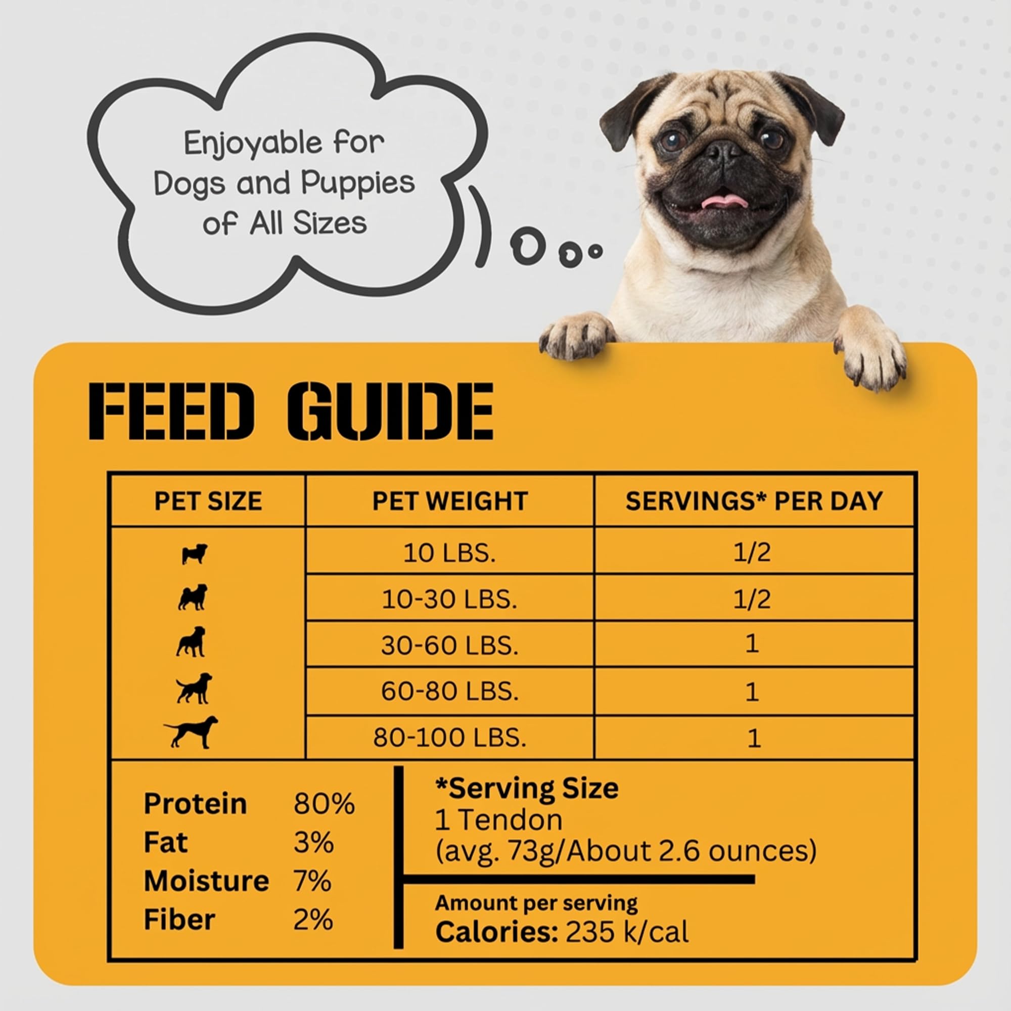 Dog Chits Beef Tendons XL for Dogs and Puppies | Thick Cut | Meaty Cuts | Grass Fed Beef | 9-11 inch | 6 Pack | All Natural Trea