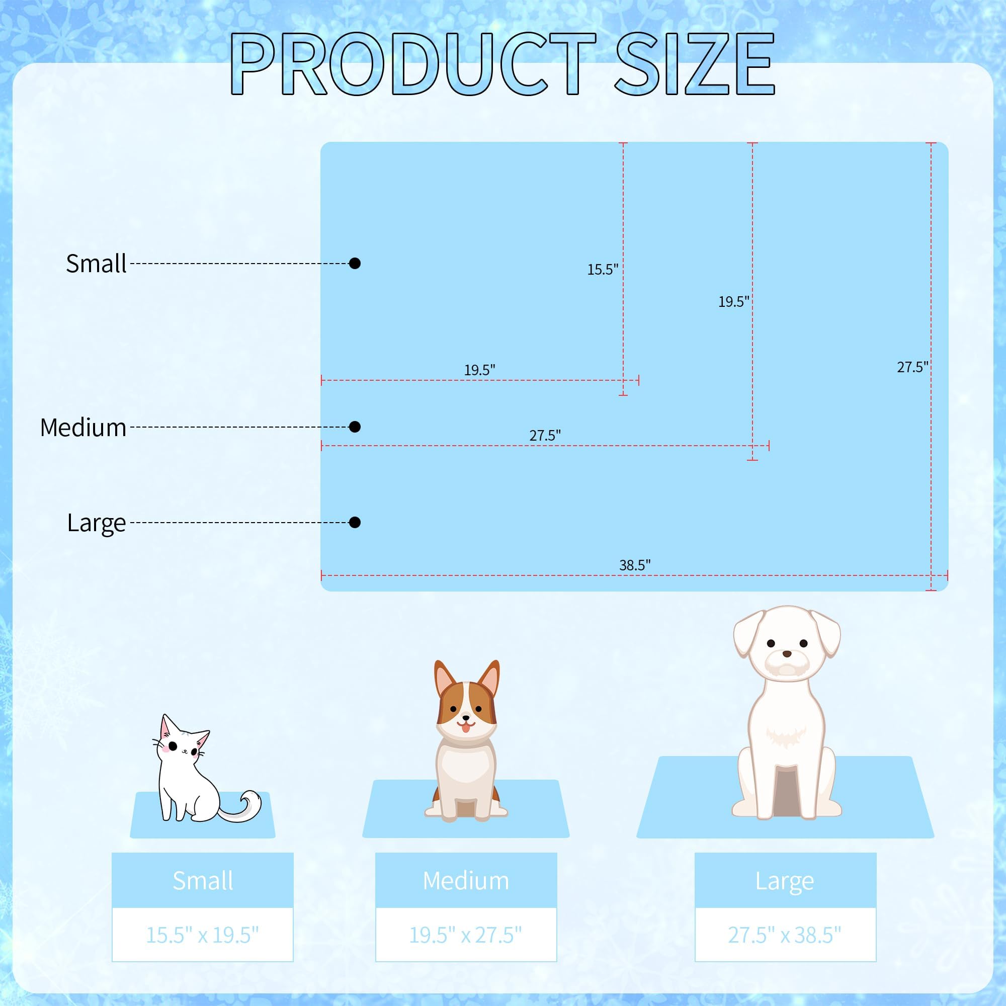 Nacoco Summer Pet Cooling Mat - Cat Dog Cushion Pad Sleeping Cool Lemon Comfortable Soft For Pets Kids And Adults (Dark Blue Lem