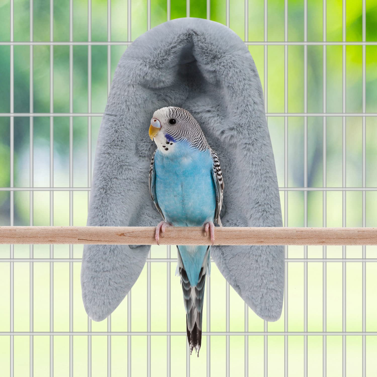 Cozy Bird Blanket Parrot Cage Snuggle Hut Warm Bird Nest House Bed Hanging Hammock For Parakeet Cockatiel Conure African Grey (M