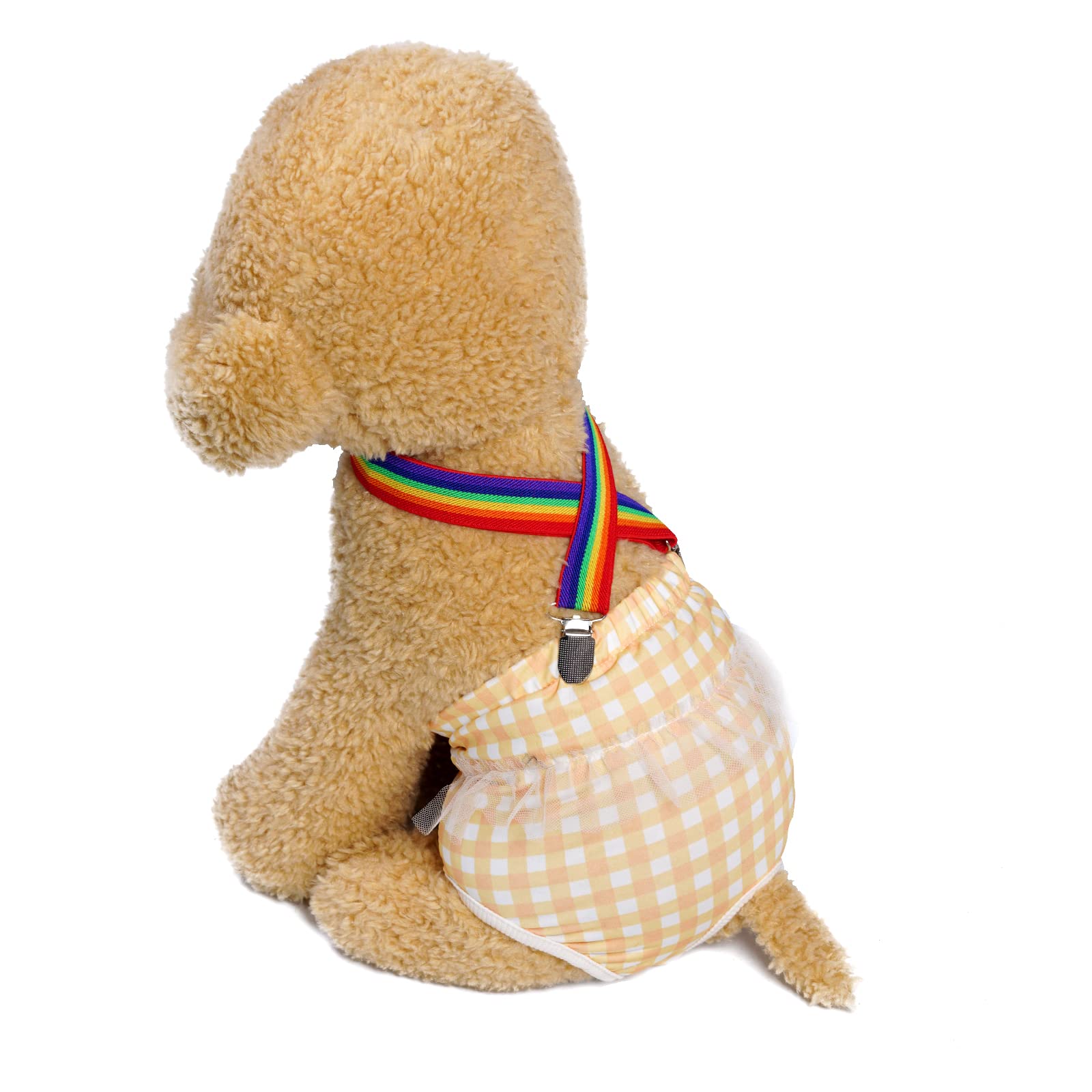 5Pcs Dog Suspenders Dog Diapers Suspenders Dog Suspenders For Diapers Female Male Adjustable Dog Diapers Suspenders Dog Pet Diapers Keeper For Dog Diapers Pet Clothes Small Medium Large Dogs (Mixed)