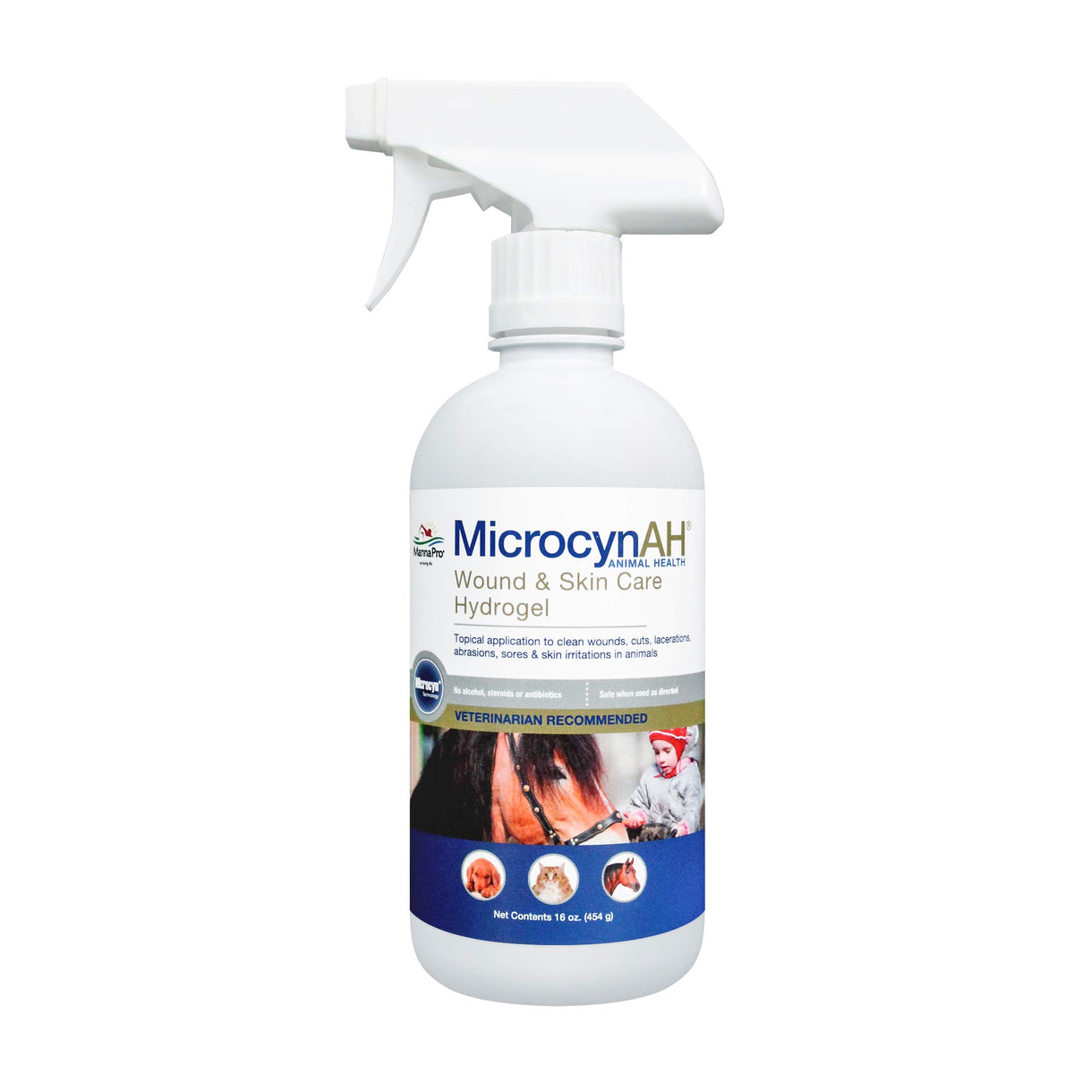 Manna Pro Microcynah Wound & Skin Care Hydrogel, 16 Oz