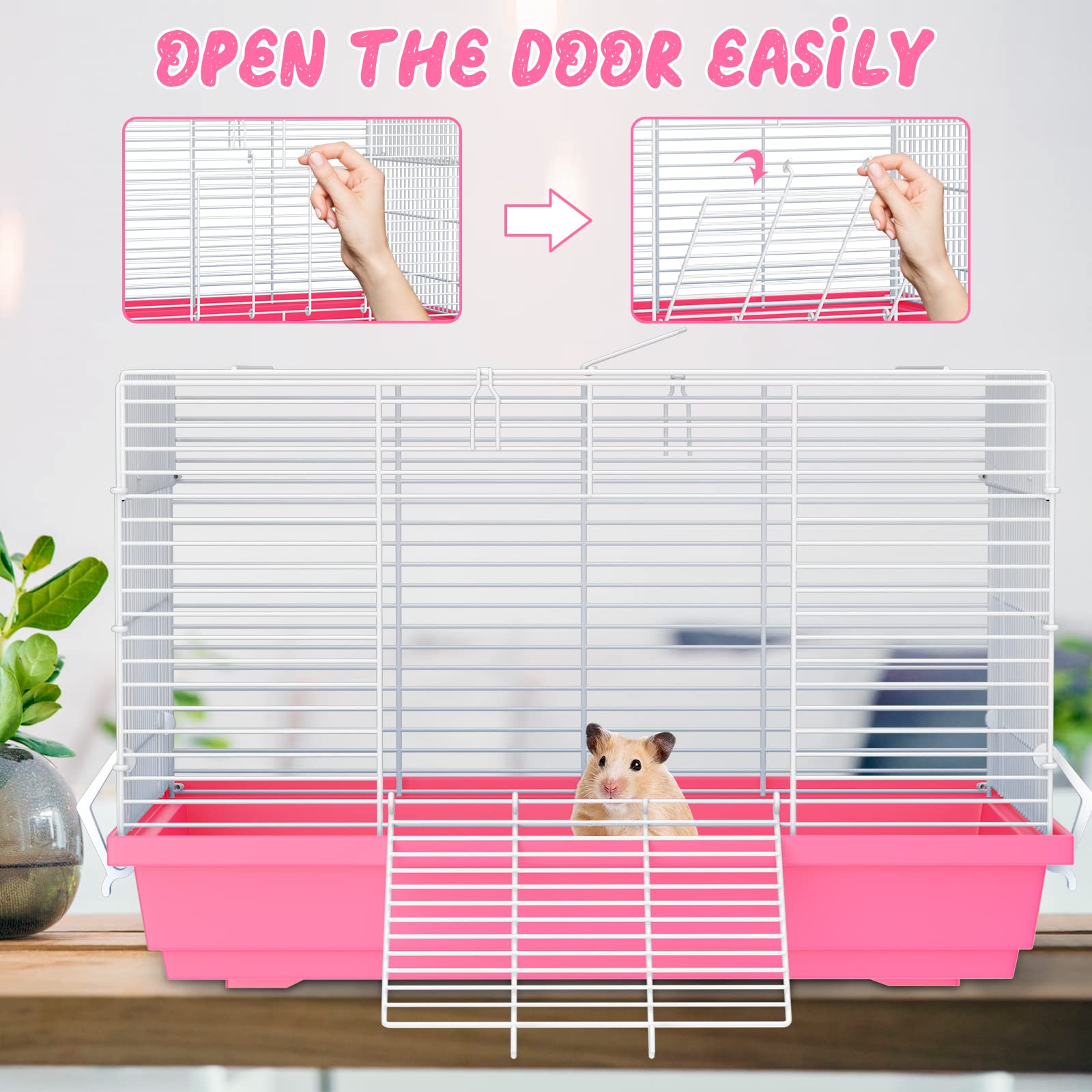 Pronetcus Hamster Cage For Hamsters, Gerbils, Mice, Rats, Small Guinea Pigs And Other Small Animals.