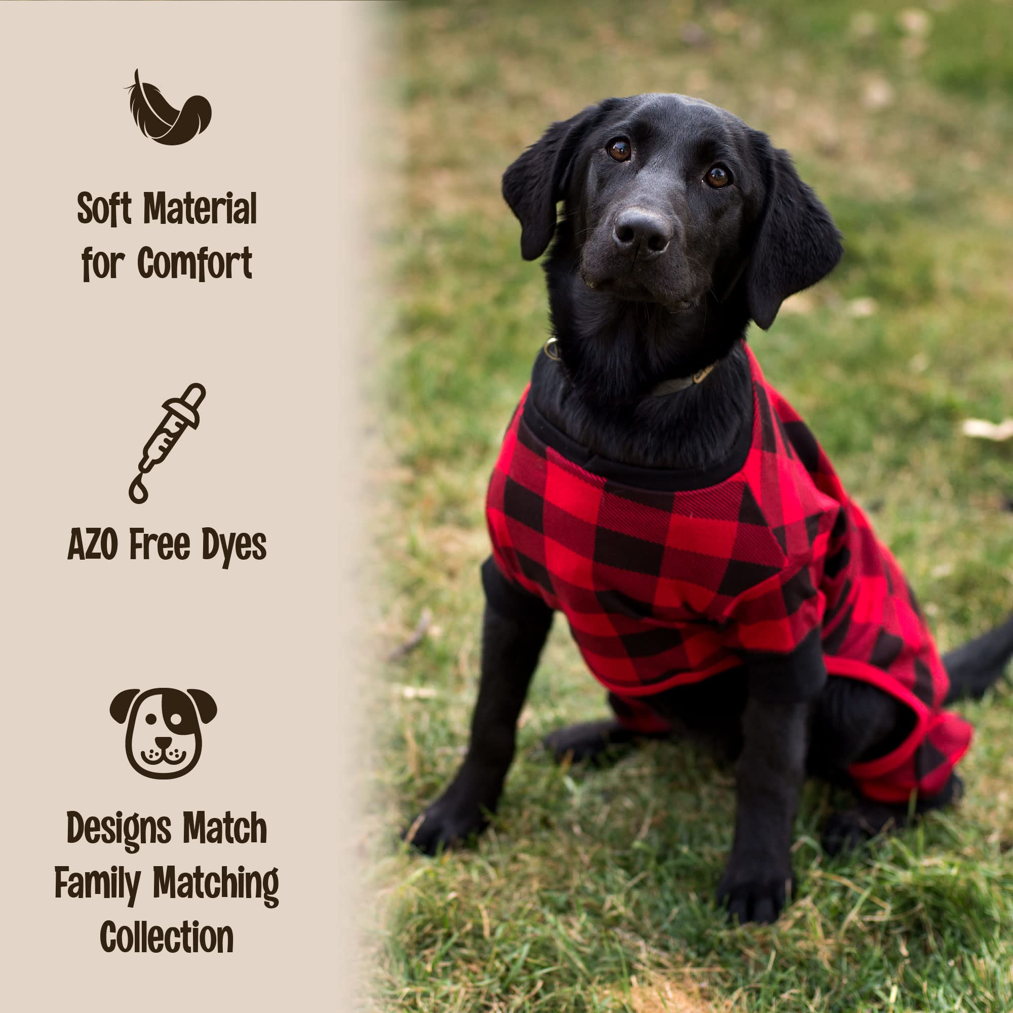 Lazy One Flapjacks, One-Piece Dog Sweater, Matching Family Pajamas For Dogs, Christmas Lights, Holiday, Lights Out (Small)