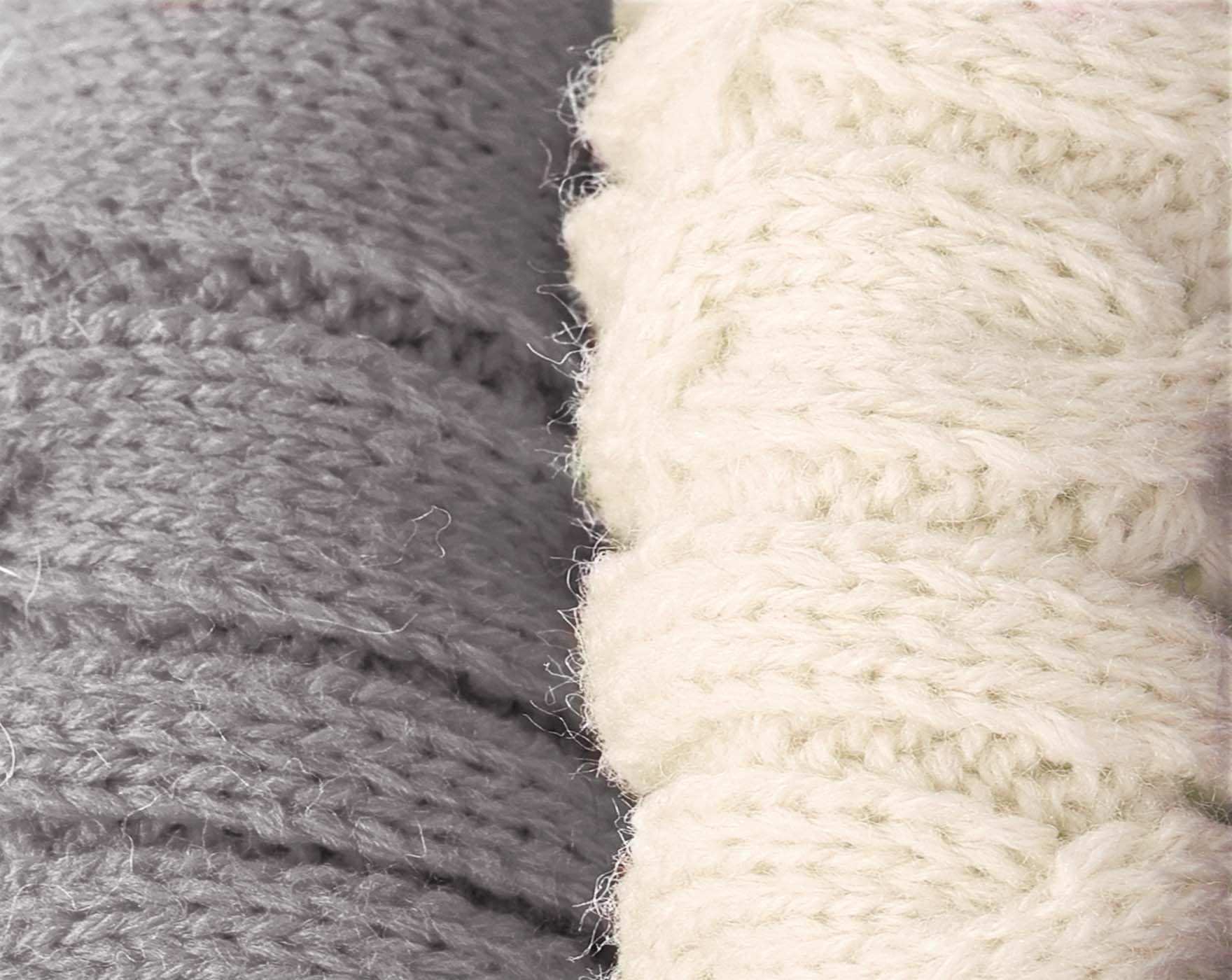 Roseelk 2 Pack Dog Sweaters For Small Dogs - Puppy Medium Warm Clothes In Winter, Turtleneck Pullover Design For Boy Girl Pet, Doggie, Cat, Kitten Chihuahua Bulldog Pug Beagles (Xs, Grey, Beige)