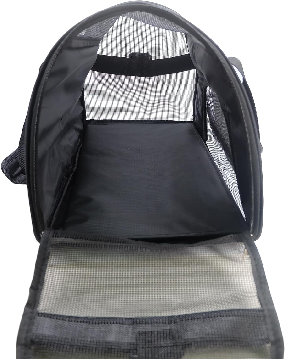 Zanesun Cat Carrier,Soft-Sided Pet Travel Carrier For Cats,Dogs Puppy Comfort Portable Foldable Pet Bag Airline Approved (Medium-Black)